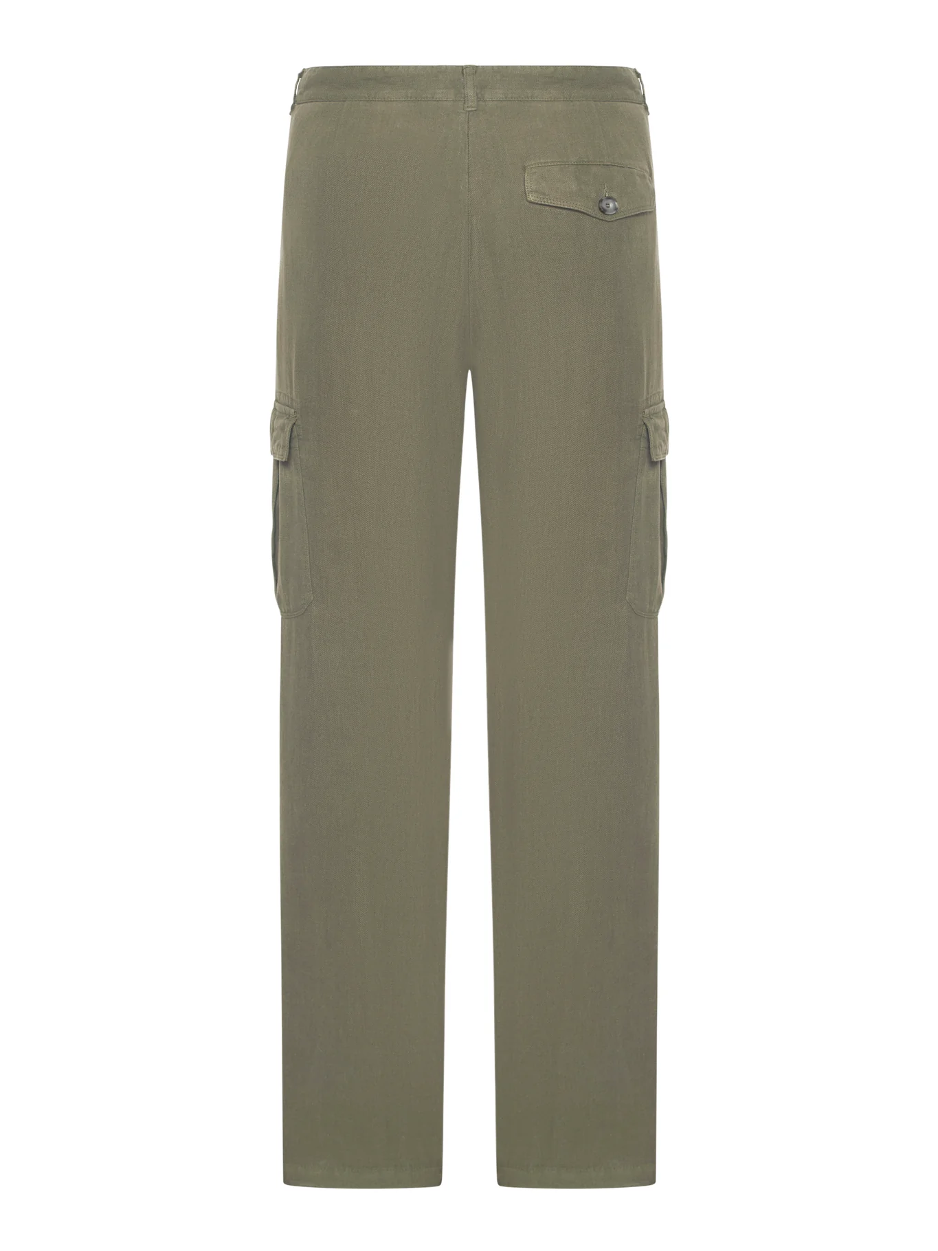 LINEN CARGO TROUSERS - Image 2