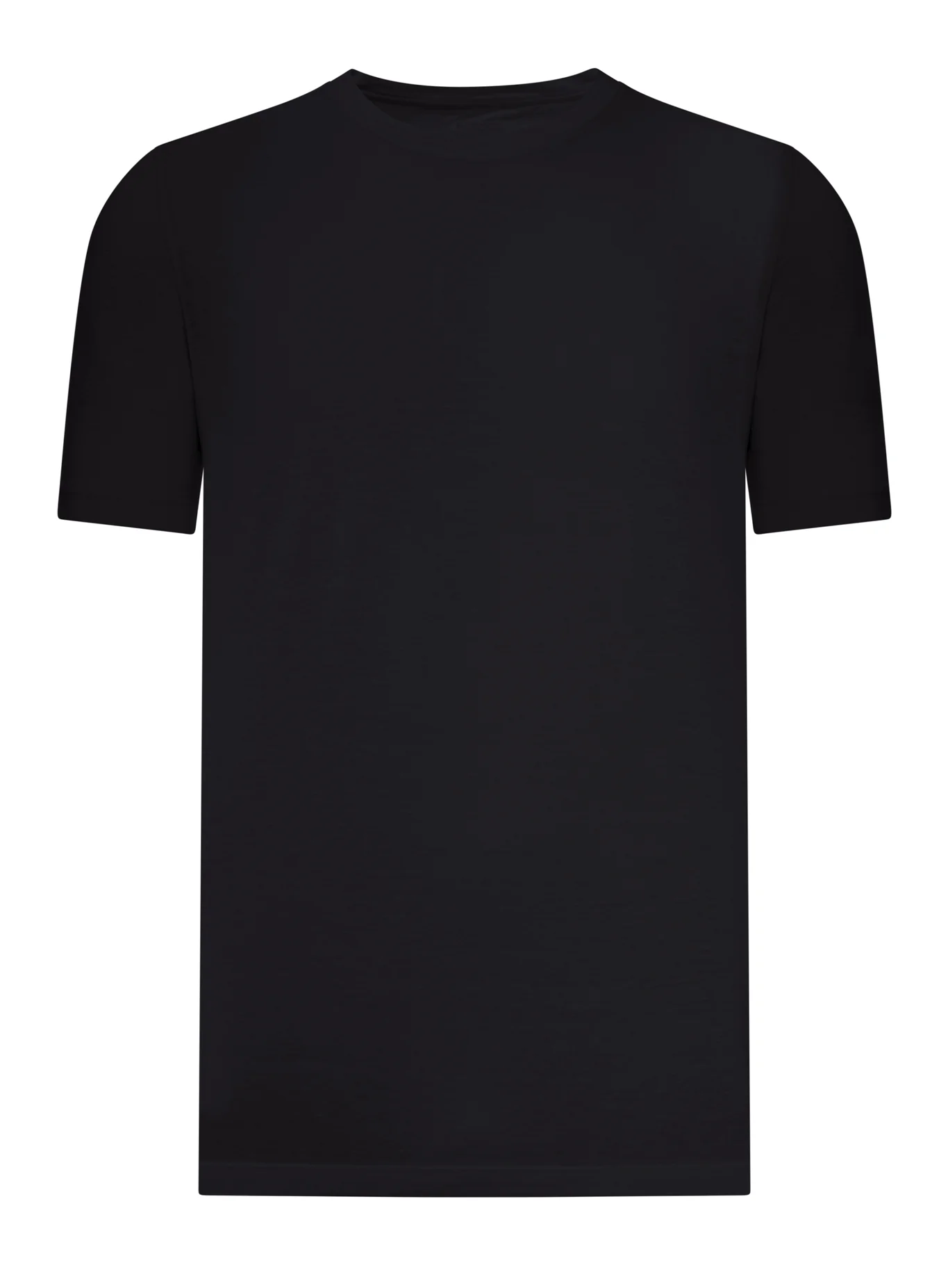 SHORT-SLEEVED T-SHIRT IN LINEN AND COTTON BLEND