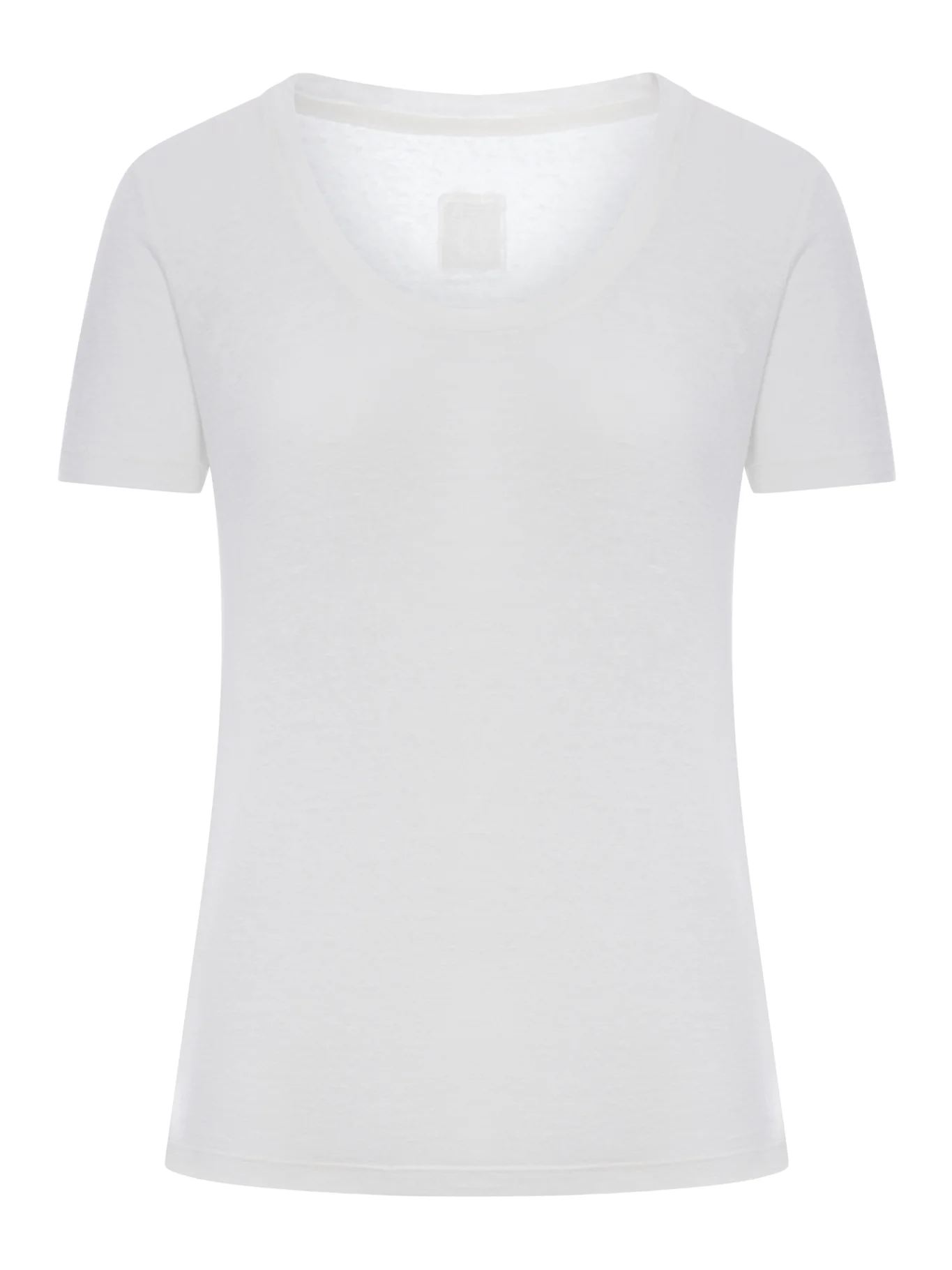 SHORT-SLEEVED T-SHIRT WITH WIDE NECKLINE