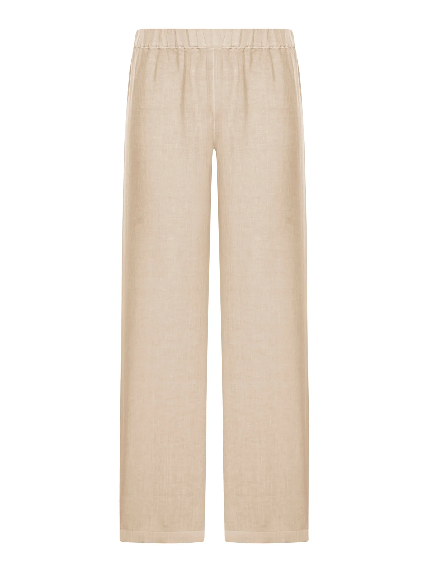 WIDE LEG LINEN TROUSERS