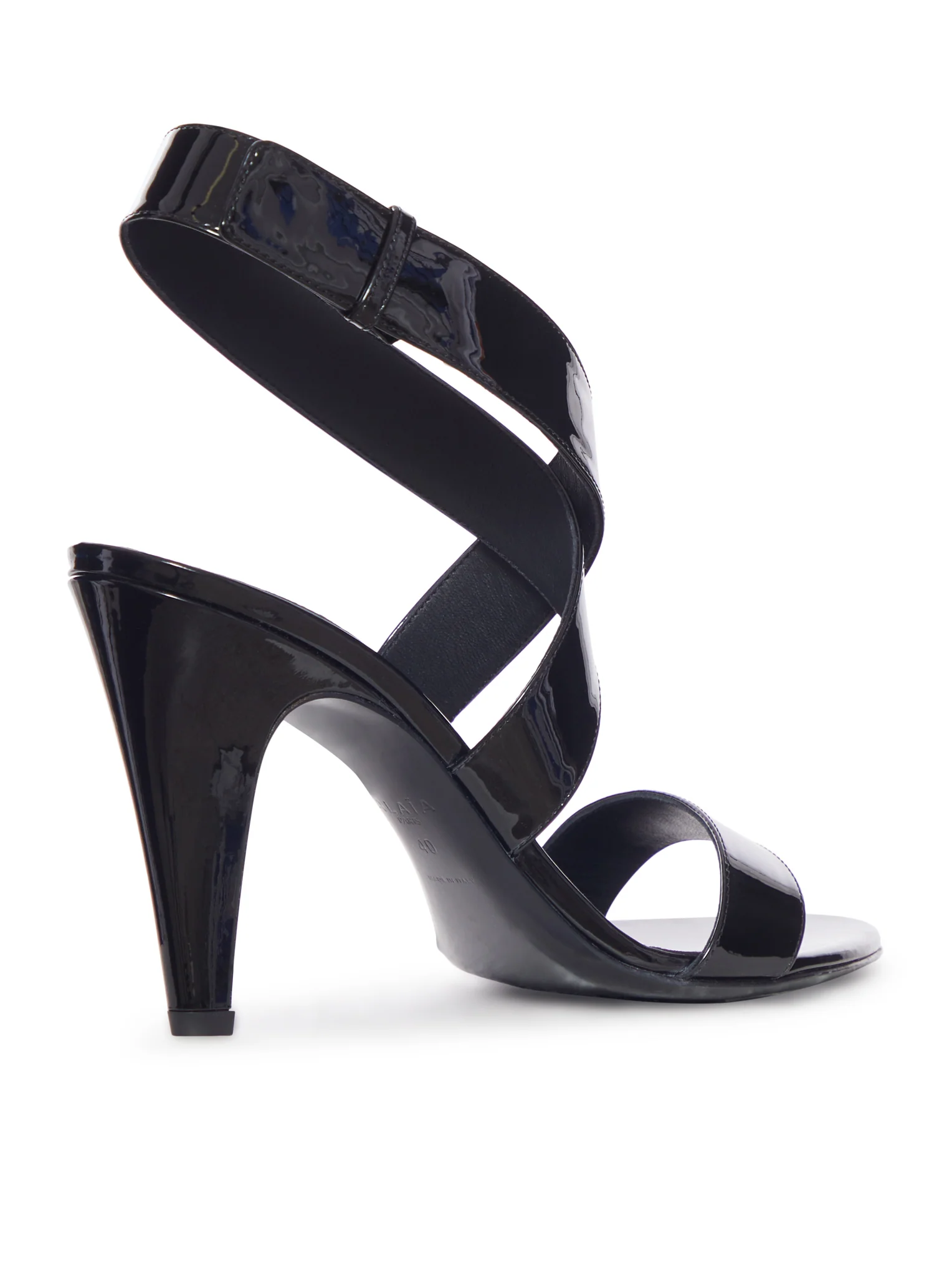 CONE SANDALS IN PATENT CALFSKIN - Image 3
