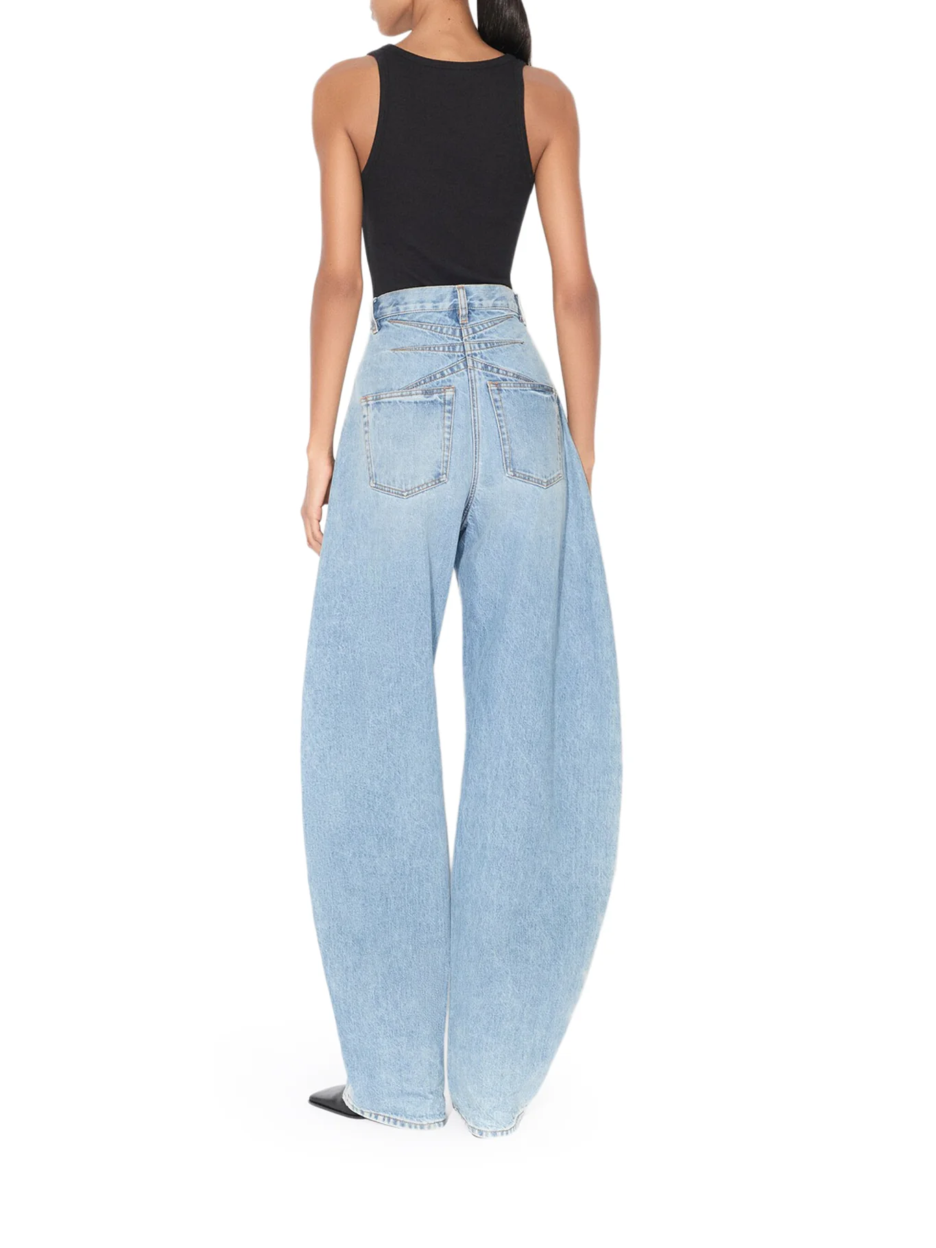 COTTON TANK TOP WITH PLEATS - Image 3