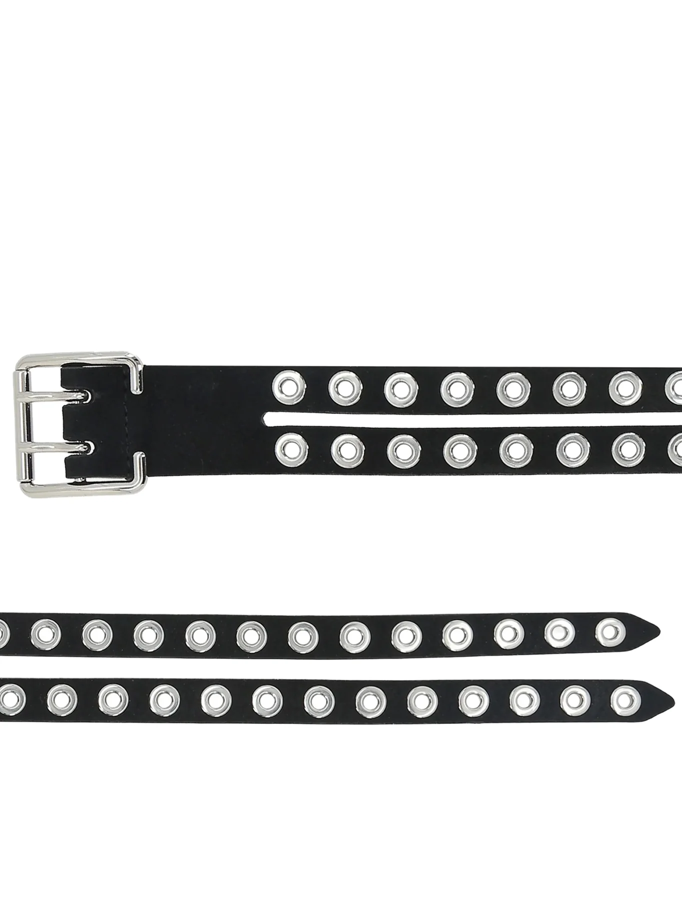 DOUBLE BIKER BELT IN NUBUCK - Image 2