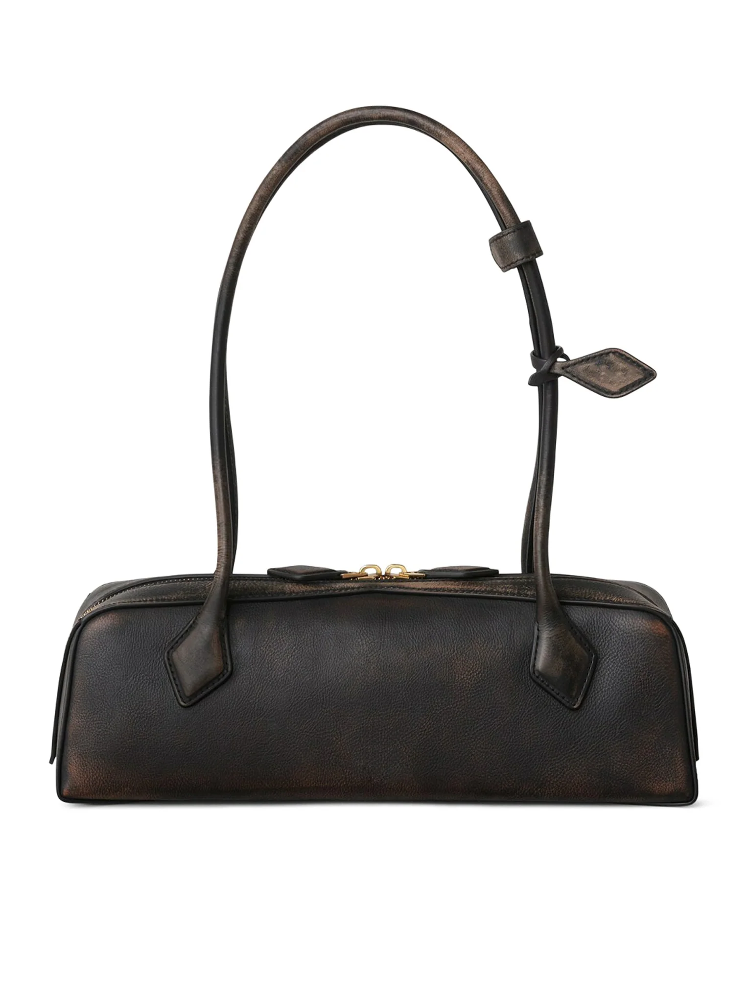 LE TECKEL MEDIUM BAG IN AGED LEATHER - Image 4