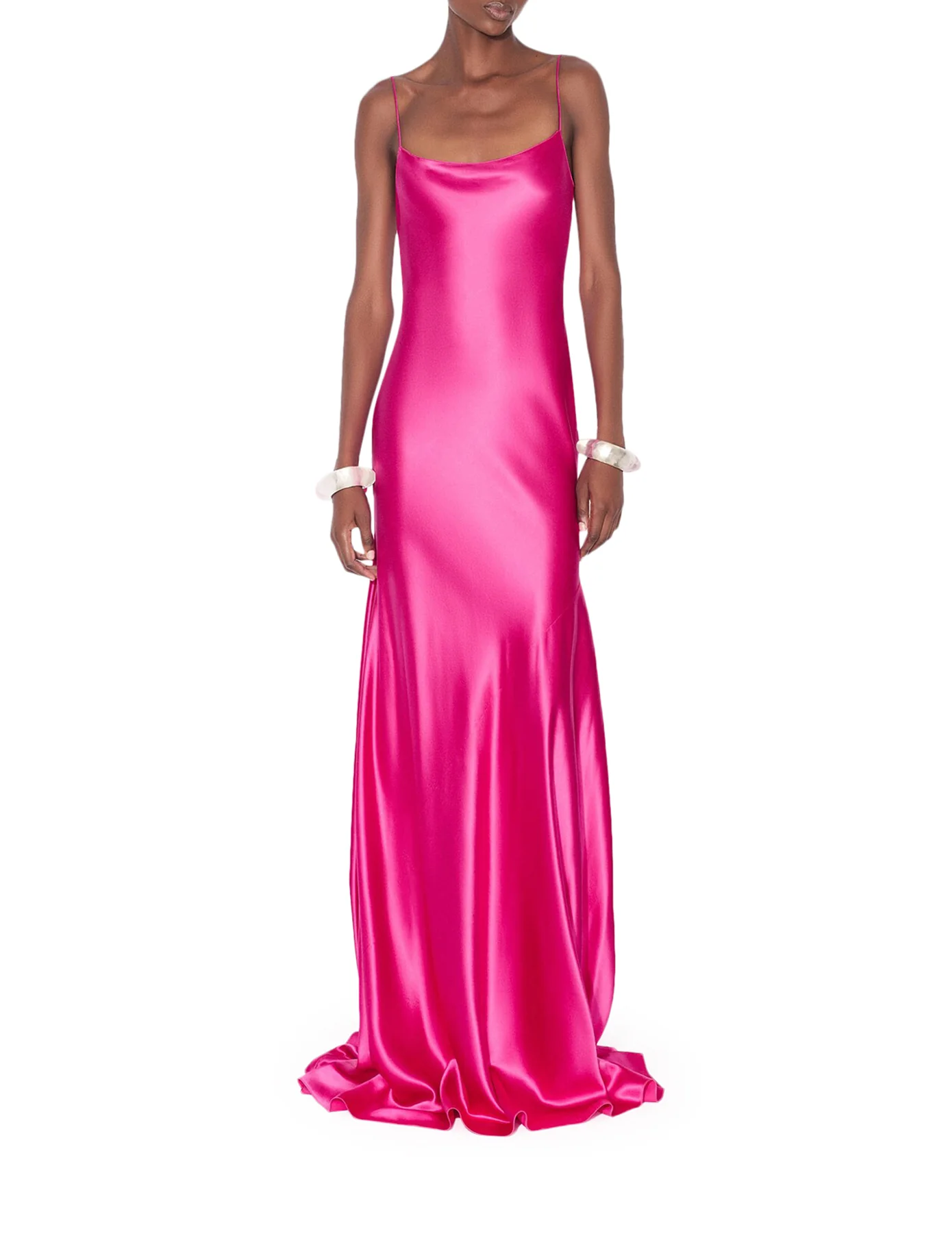 SILK SLIP DRESS - Image 2