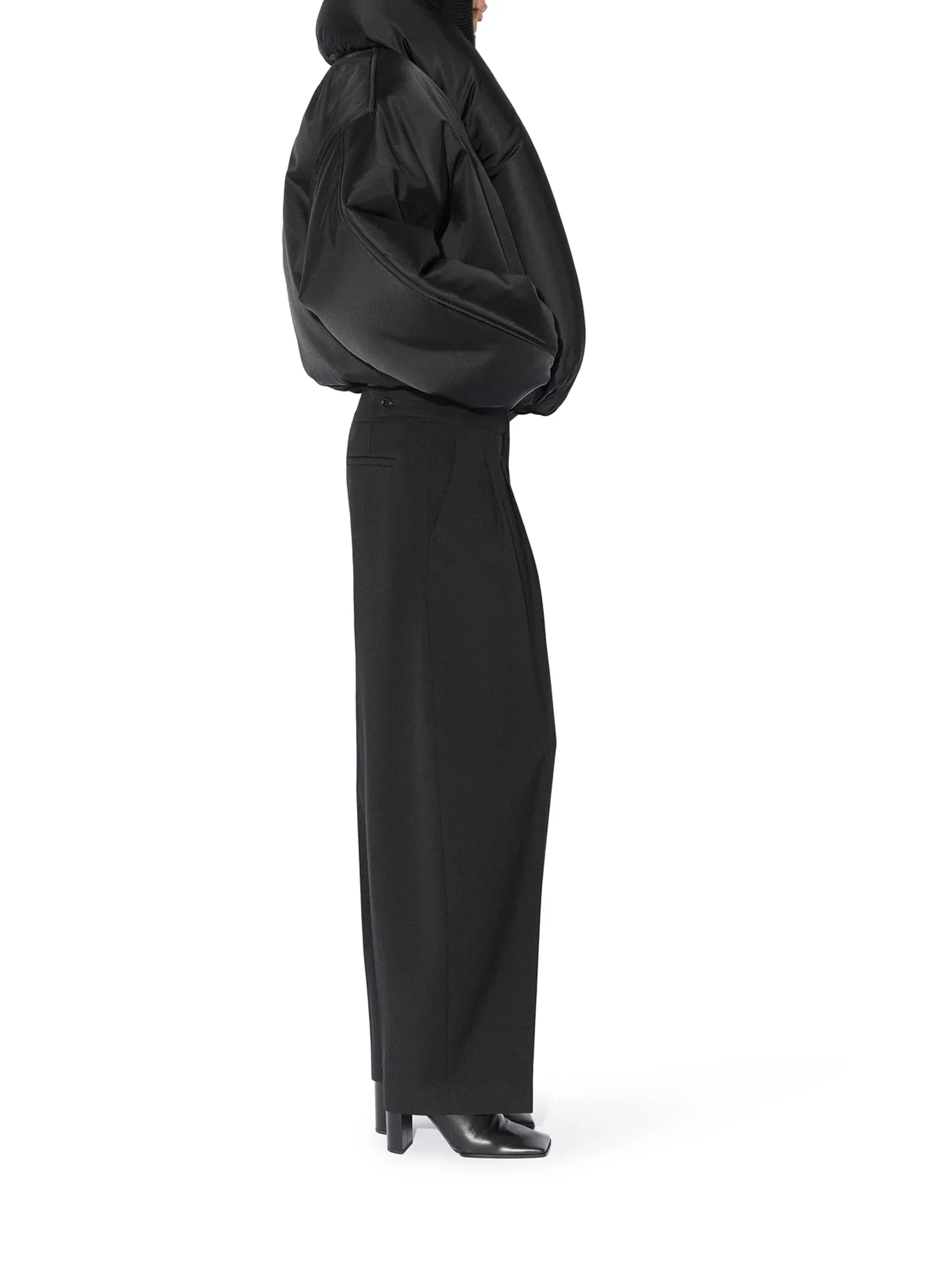 TAFFETA PADDED BOMBER JACKET - Image 4