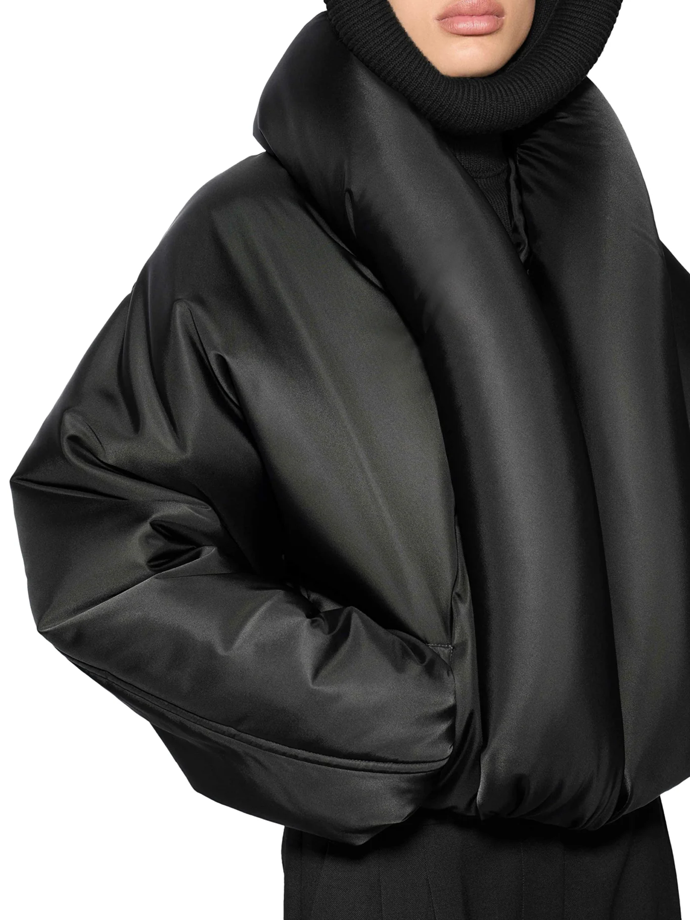 TAFFETA PADDED BOMBER JACKET - Image 5