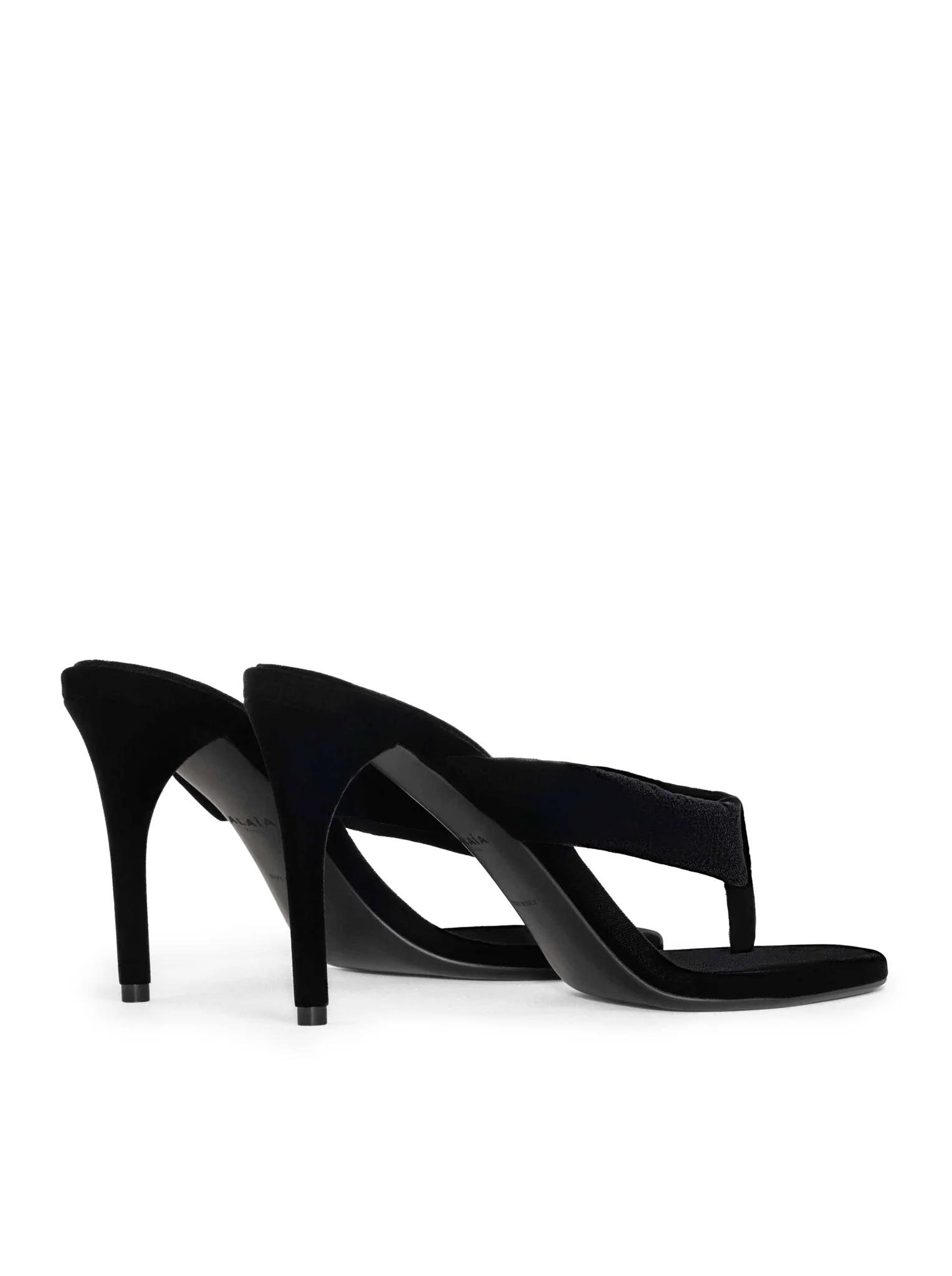 VELVET HEEL FLIP-FLOPS MULE - Image 3