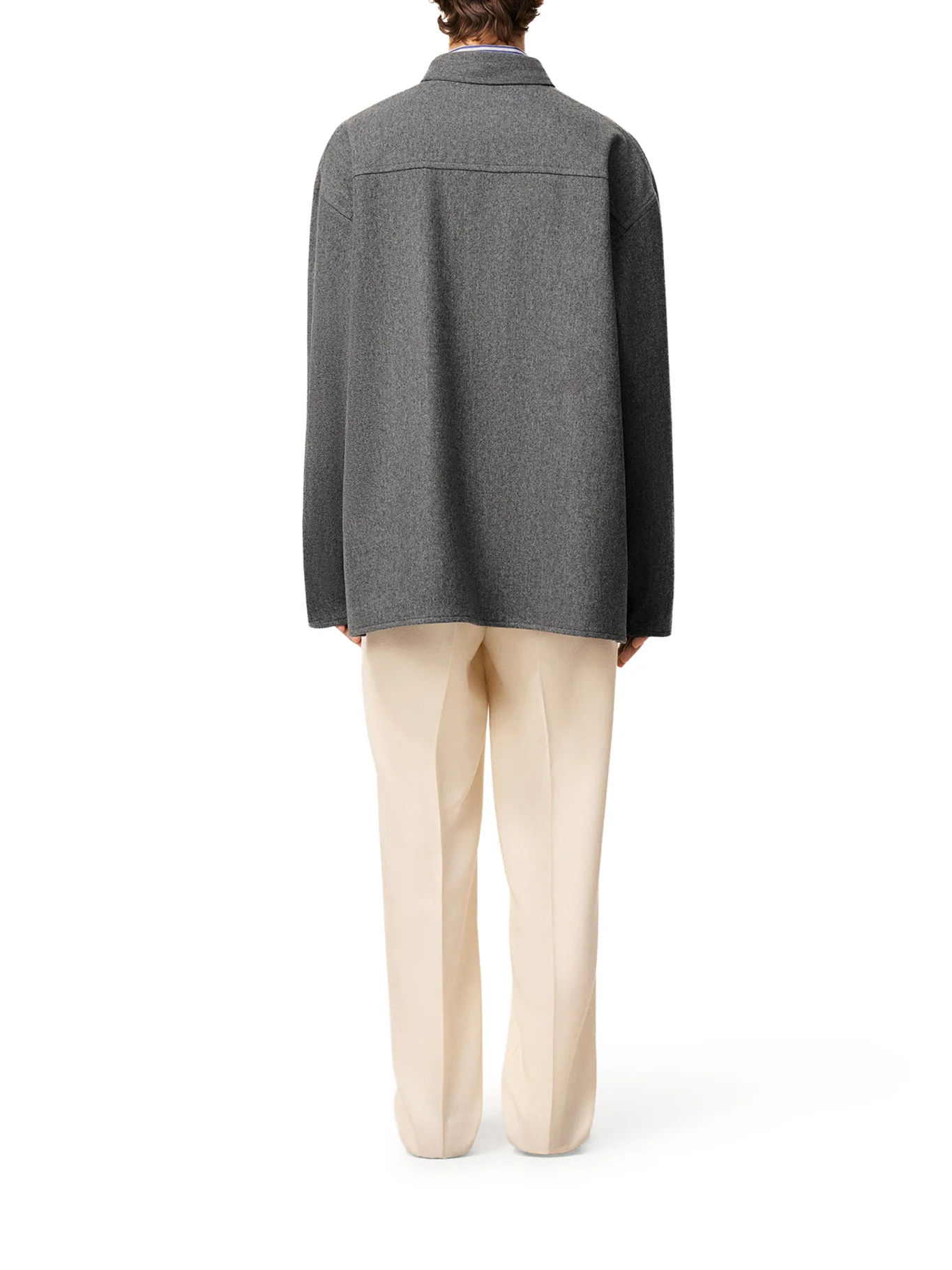 LONG-SLEEVED WOOL POLO SHIRT - Image 4