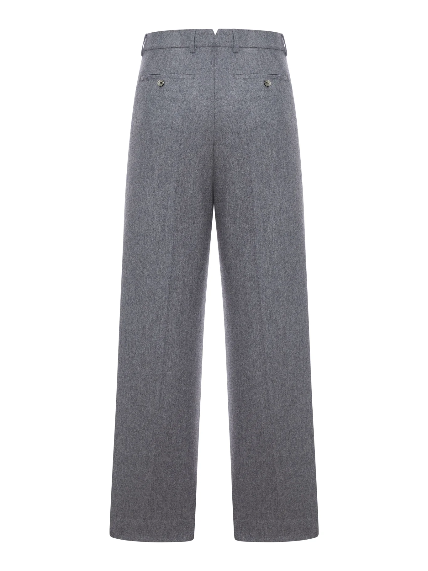 TAILORED WOOL FLANNEL TROUSERS - Image 2