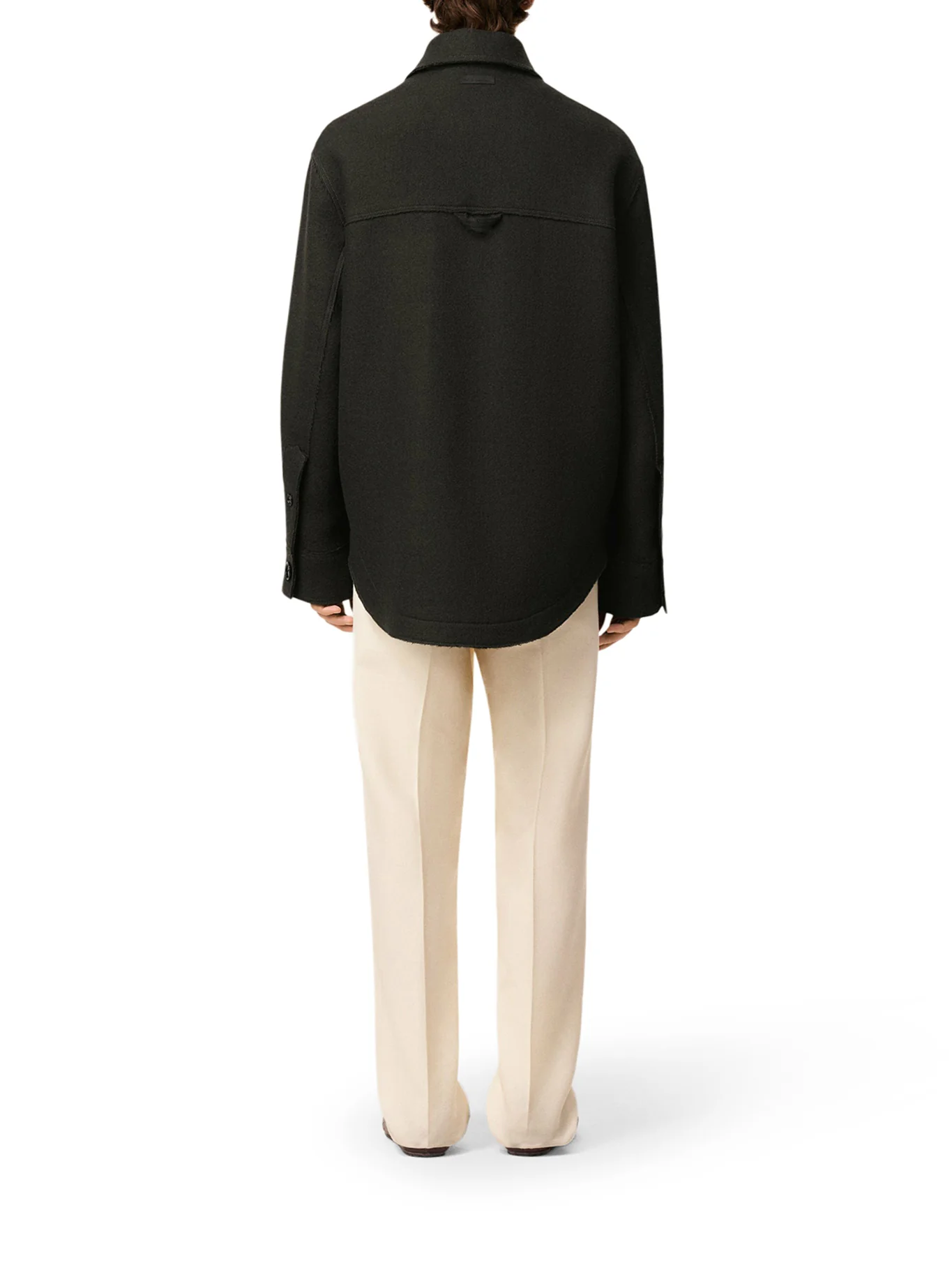 WOOL GABARDINE OVERSHIRT - Image 4