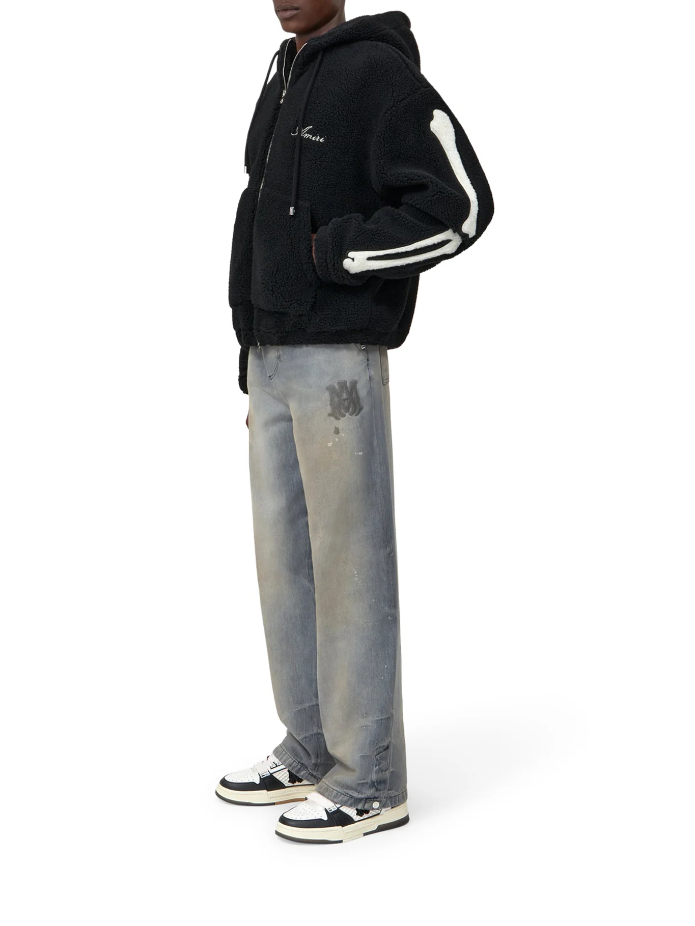BONES FLEECE ZIP HOODIE - Image 4