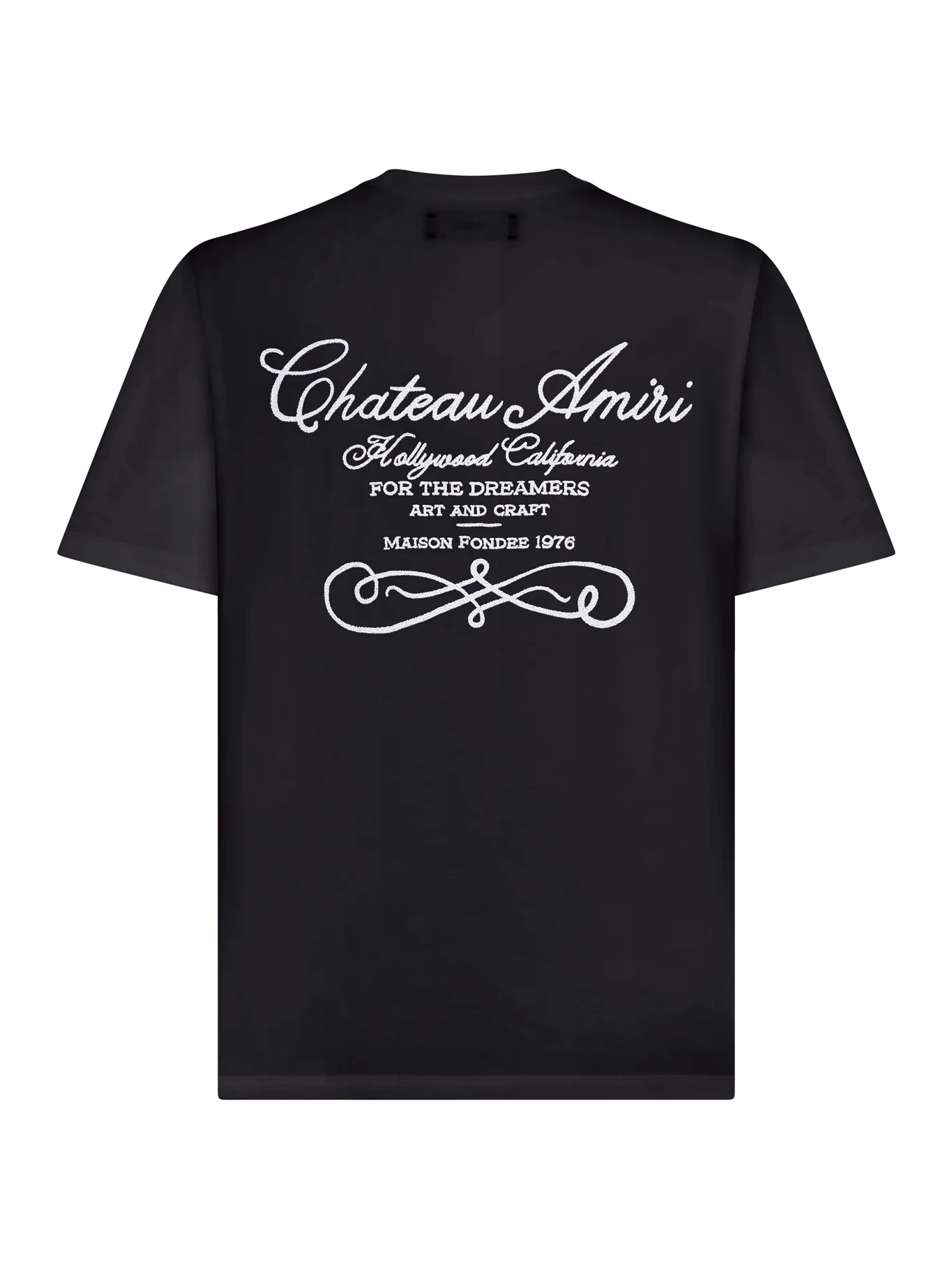 COTTON T-SHIRT WITH CHATEAU WRITING - Image 2
