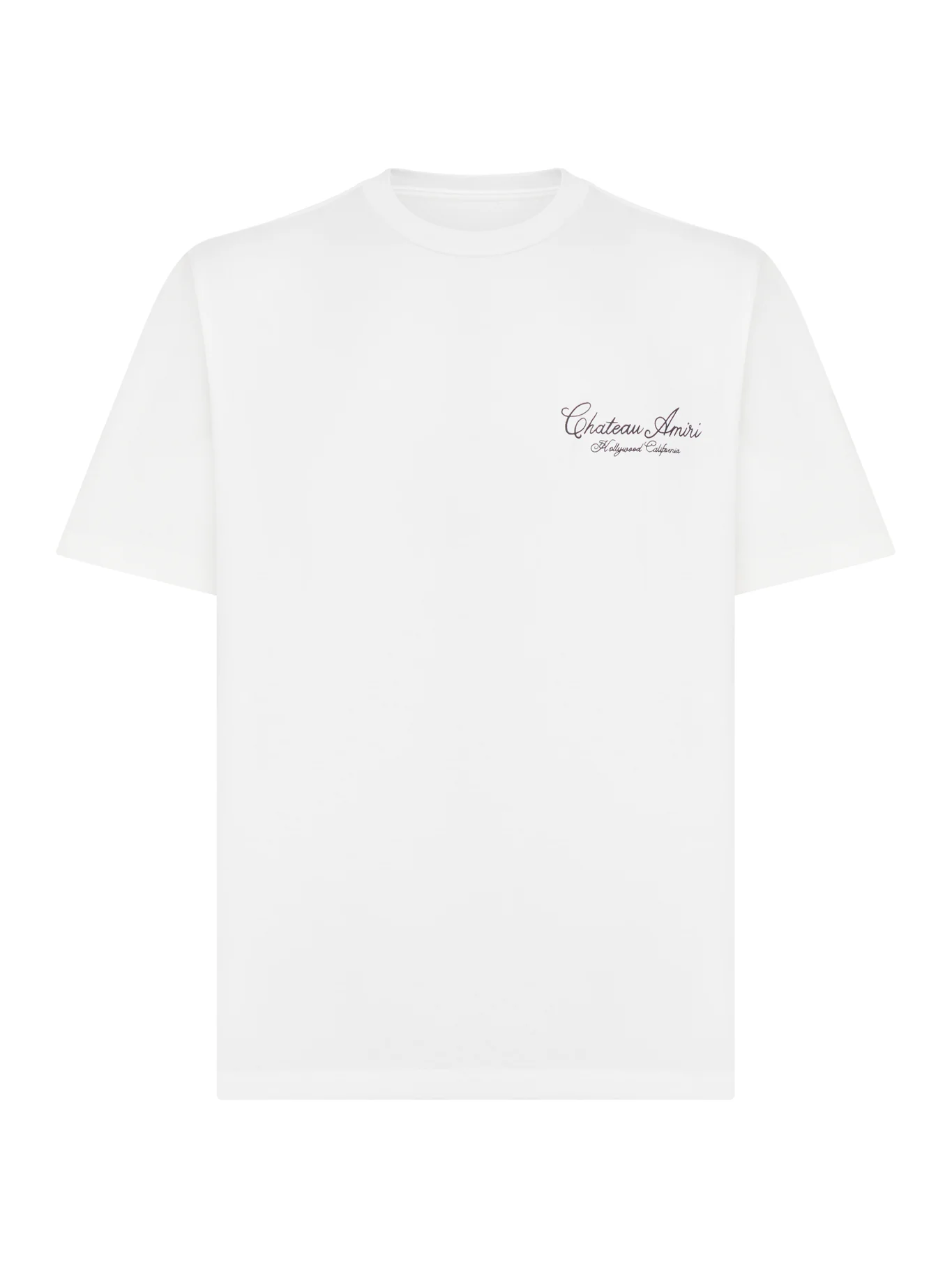 COTTON T-SHIRT WITH CHATEAU WRITING