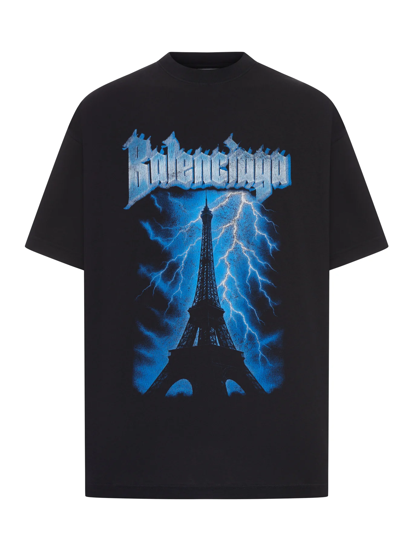 COTTON T-SHIRT WITH PLACED PRINT