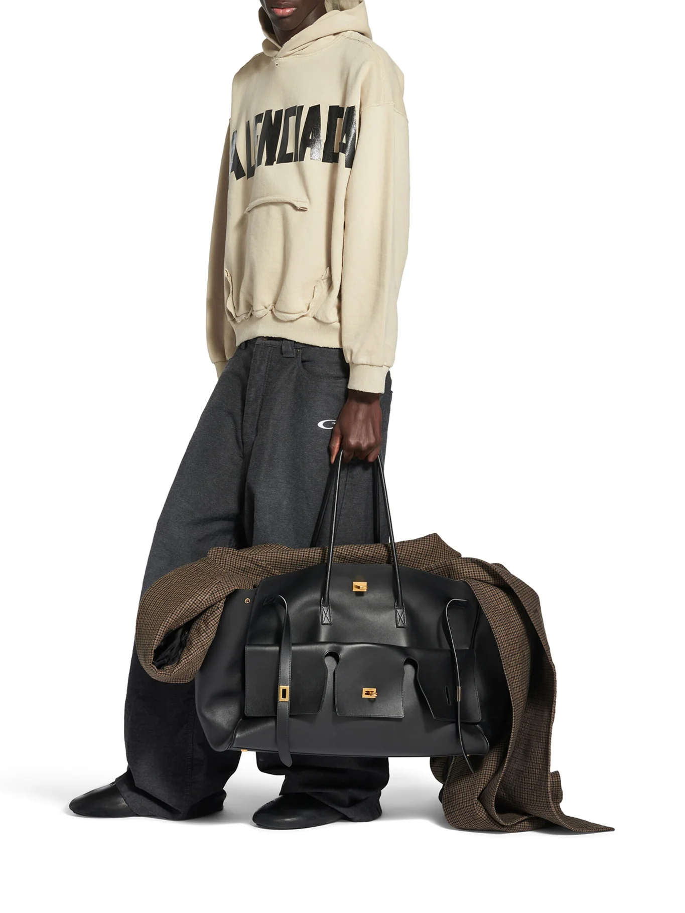 HOODIE WITH RIPPED POCKET - Image 2