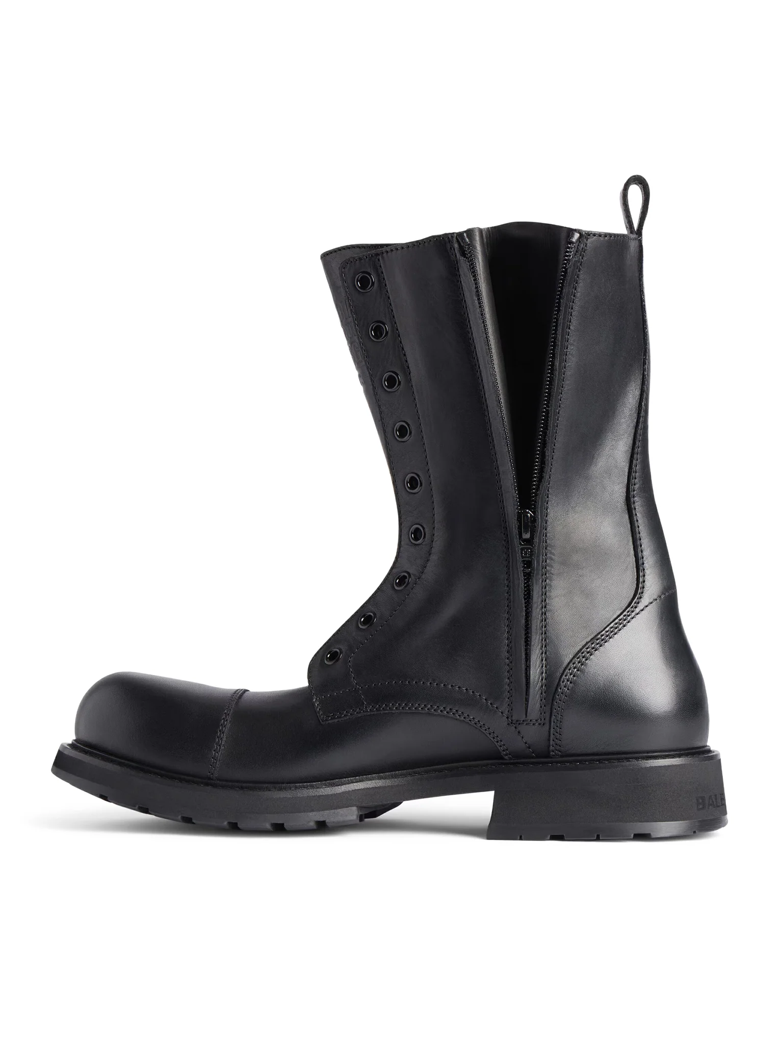 LACE-UP BOOT IN SOFT CALF LEATHER - Image 7