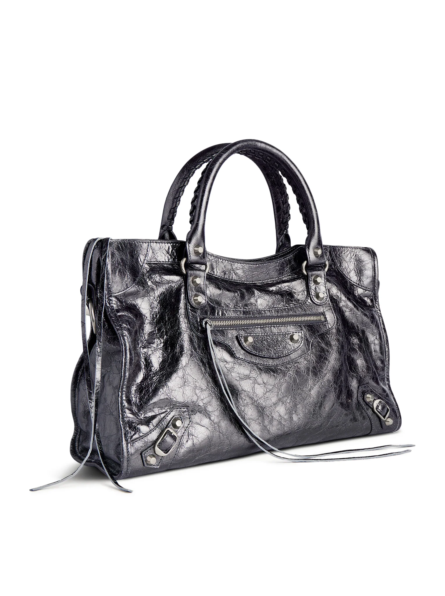 LE CITY MEDIUM BAG IN STEEL GREY - Image 4