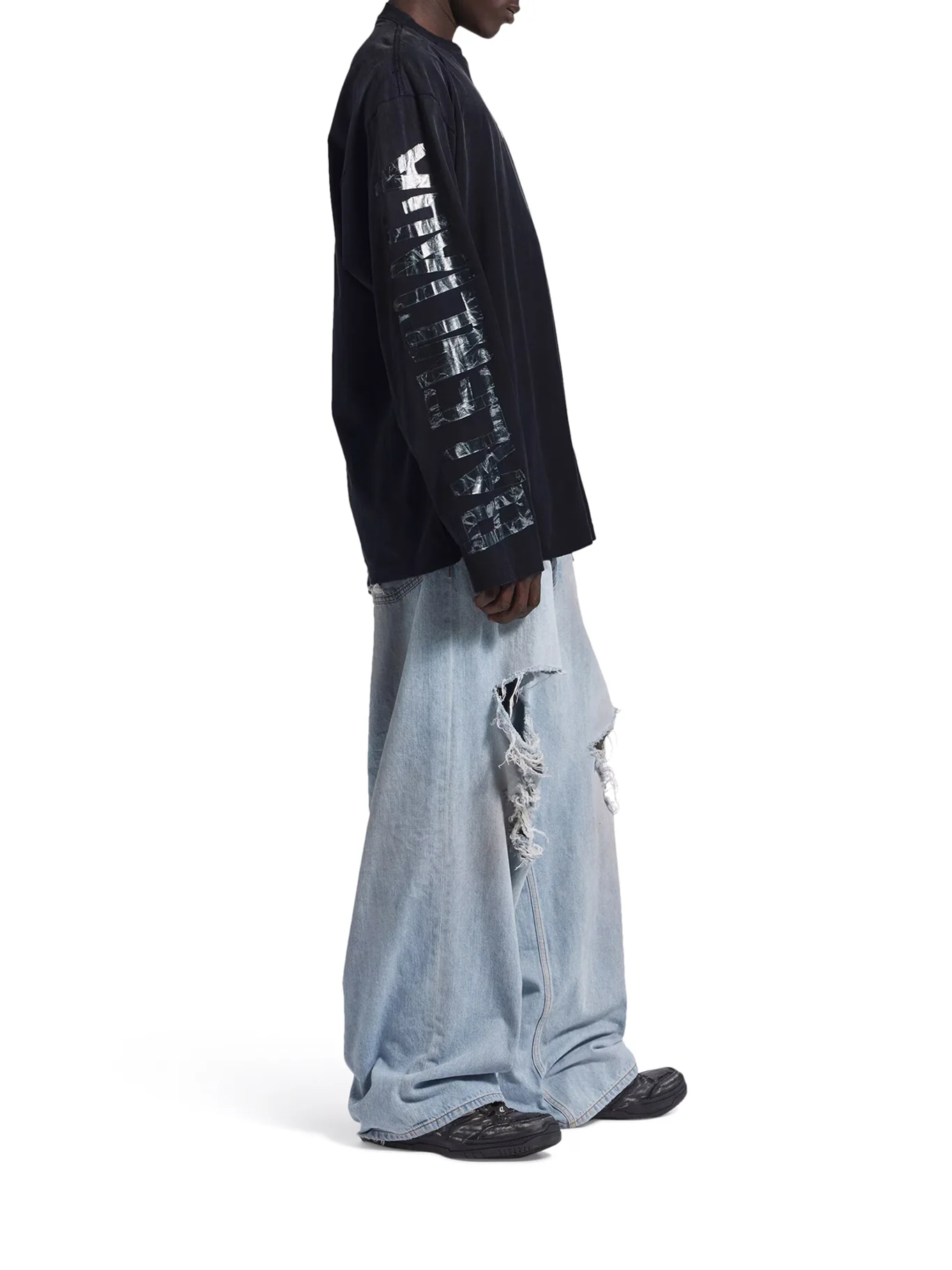 LONG-SLEEVED T-SHIRT WITH TRANSPARENT RIBBON - Image 5