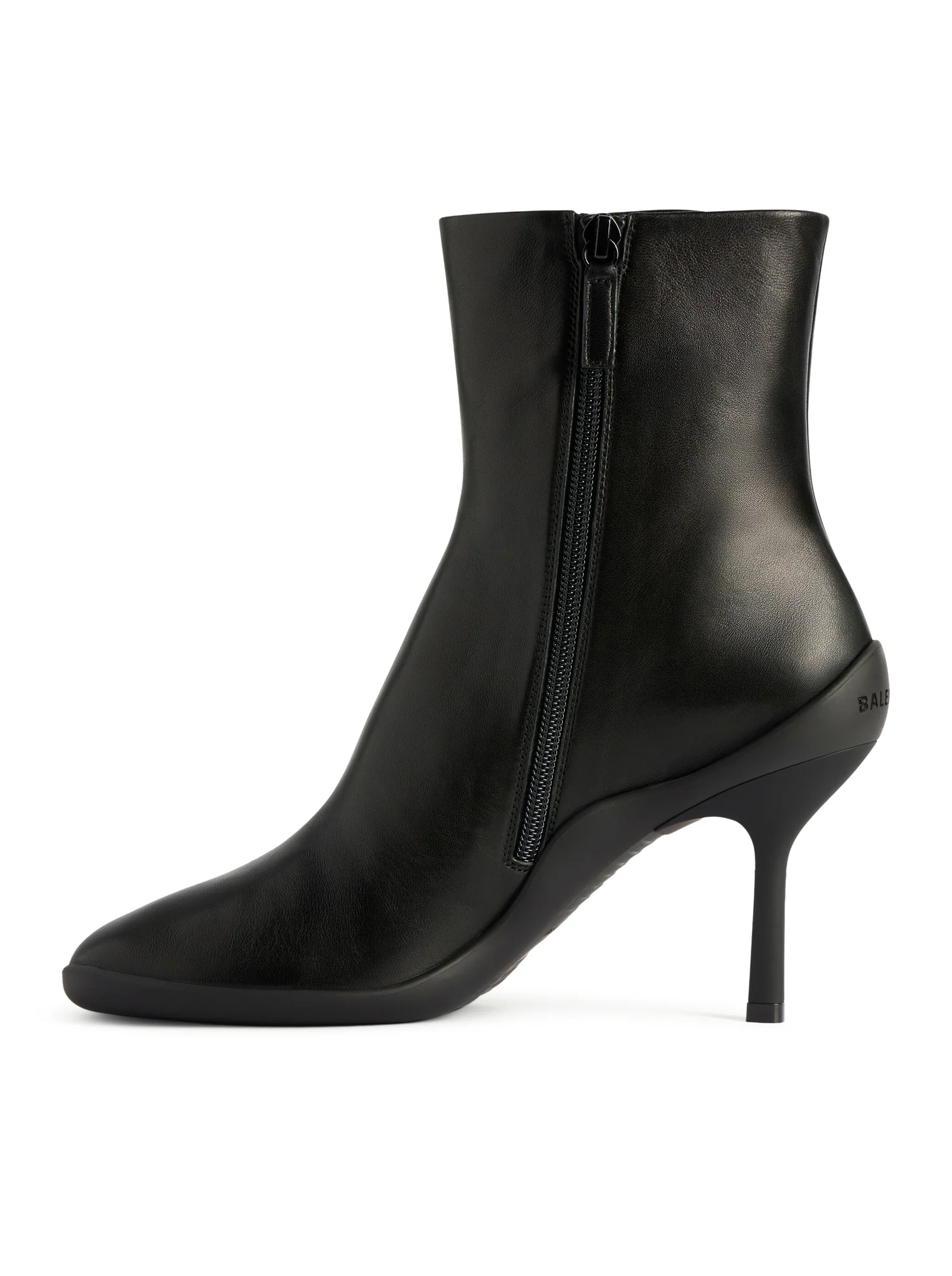 SHIBUYA 80MM SHINY SHEEPSKIN ANKLE BOOTS - Image 7