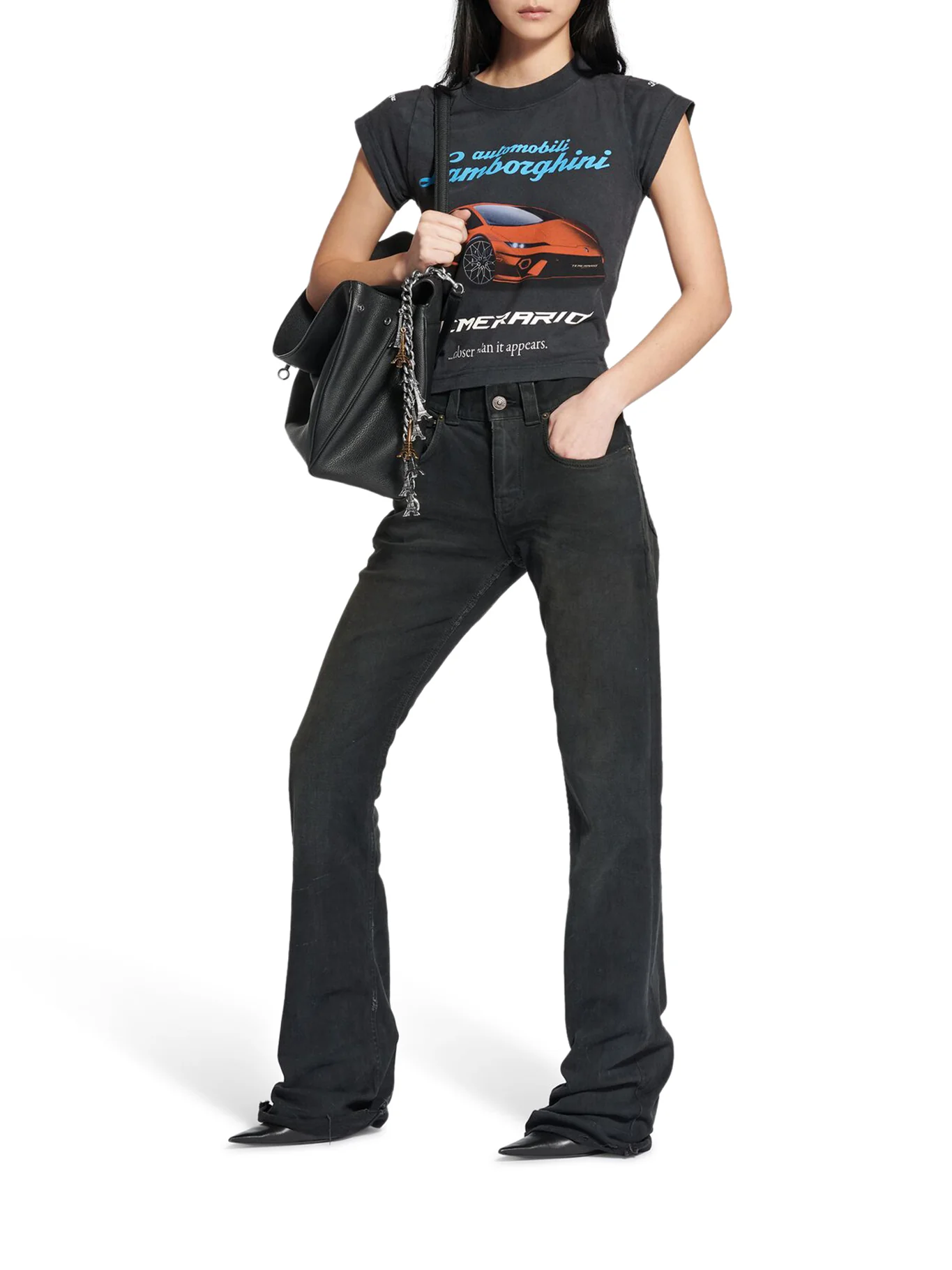 SLIM FIT BOOTCUT PANTS - Image 2