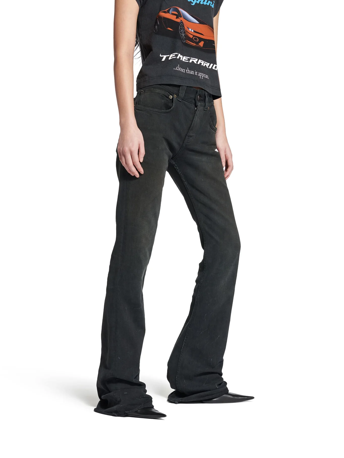 SLIM FIT BOOTCUT PANTS - Image 4