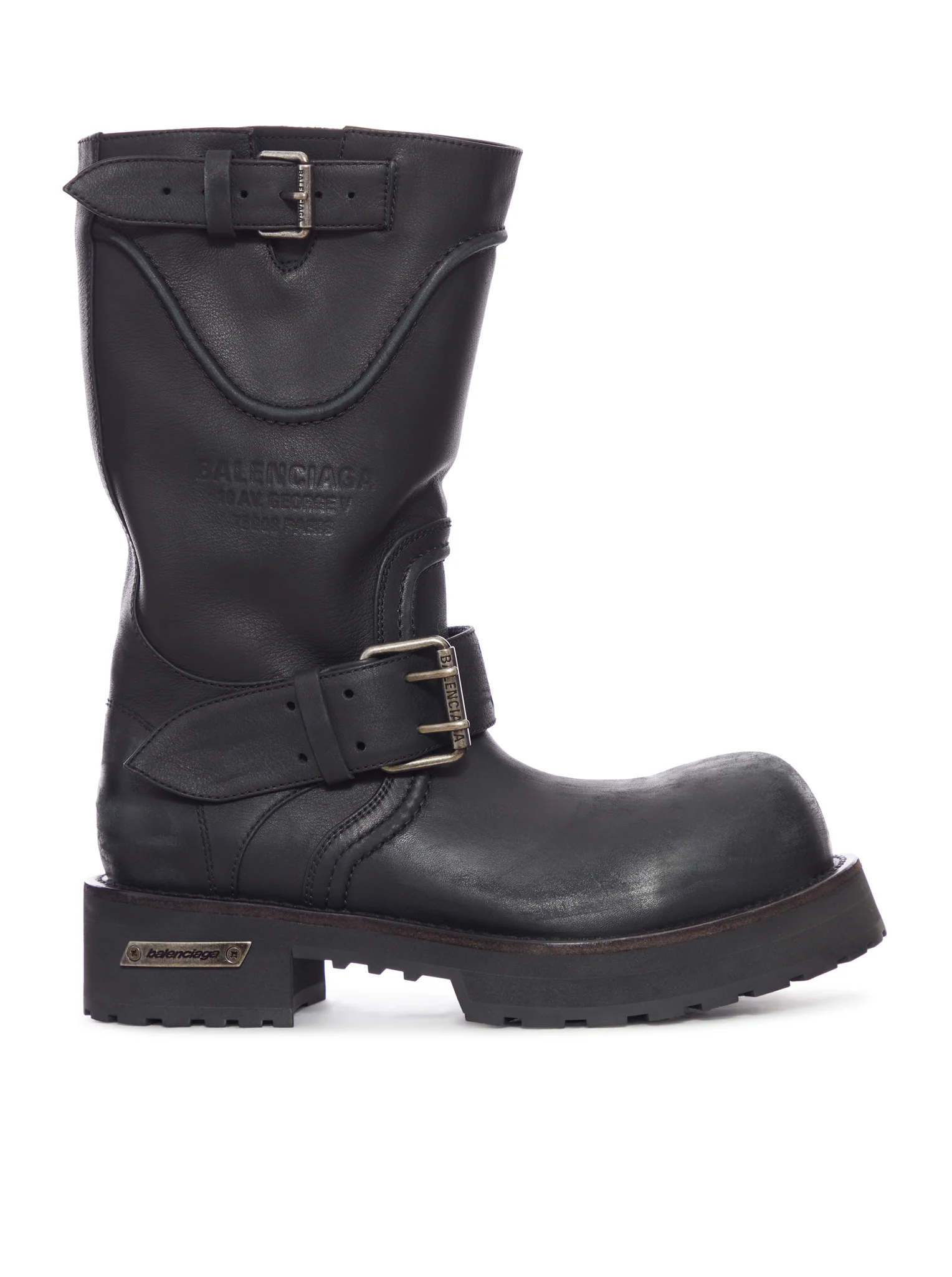 VENOM WORN-OUT LEATHER BOOTS
