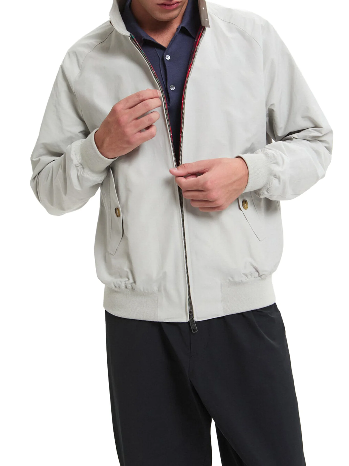 G9 HARRINGTON JACKET IN COTTON BLEND - Image 3