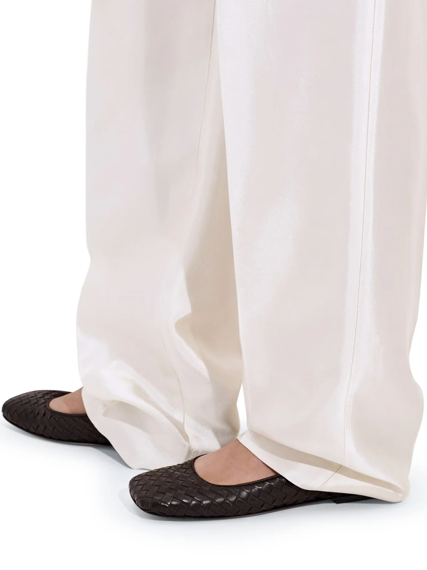 CHARLOTTE LEATHER BALLET FLATS - Image 2
