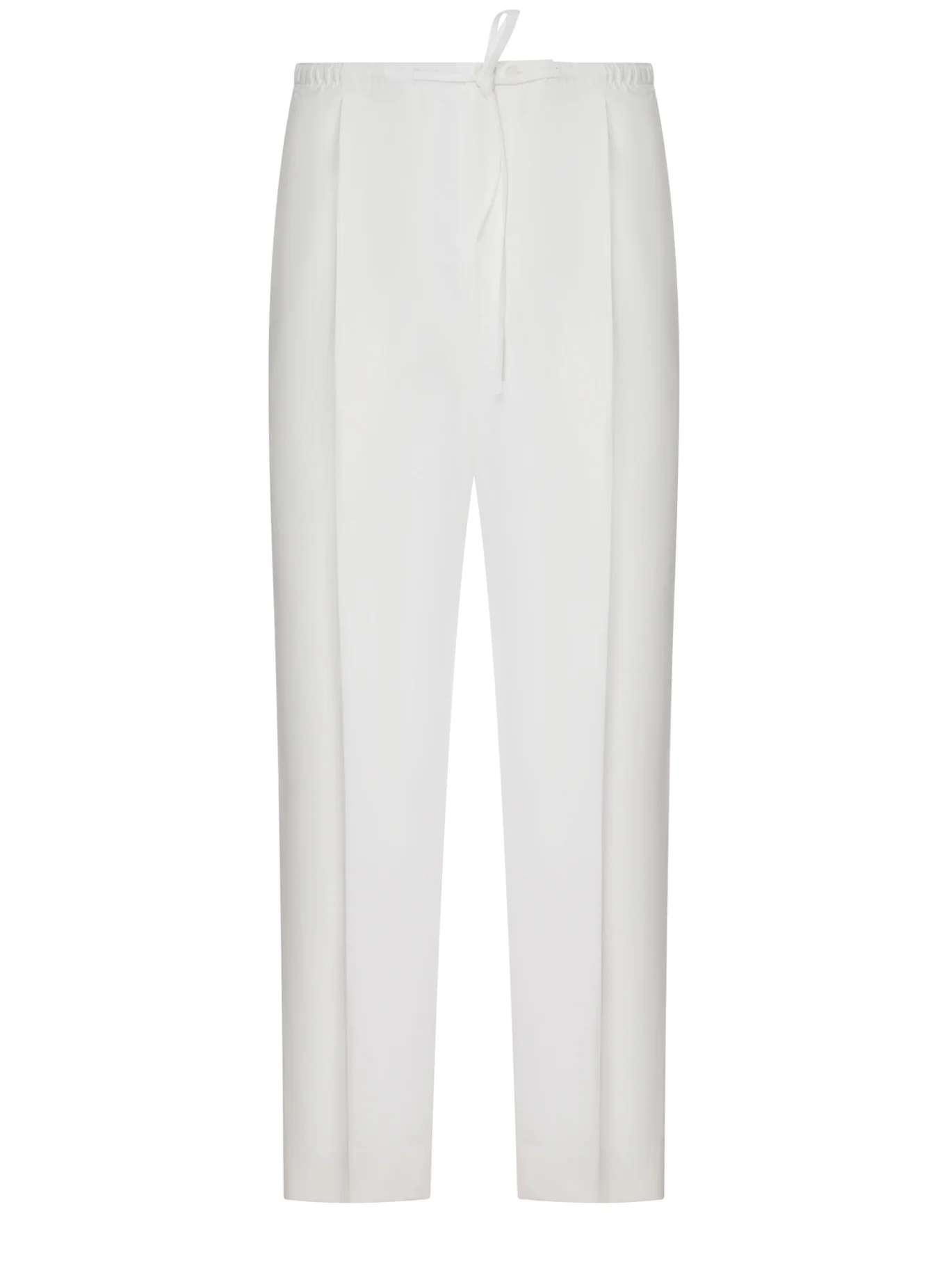 COMPACT COTTON TROUSERS