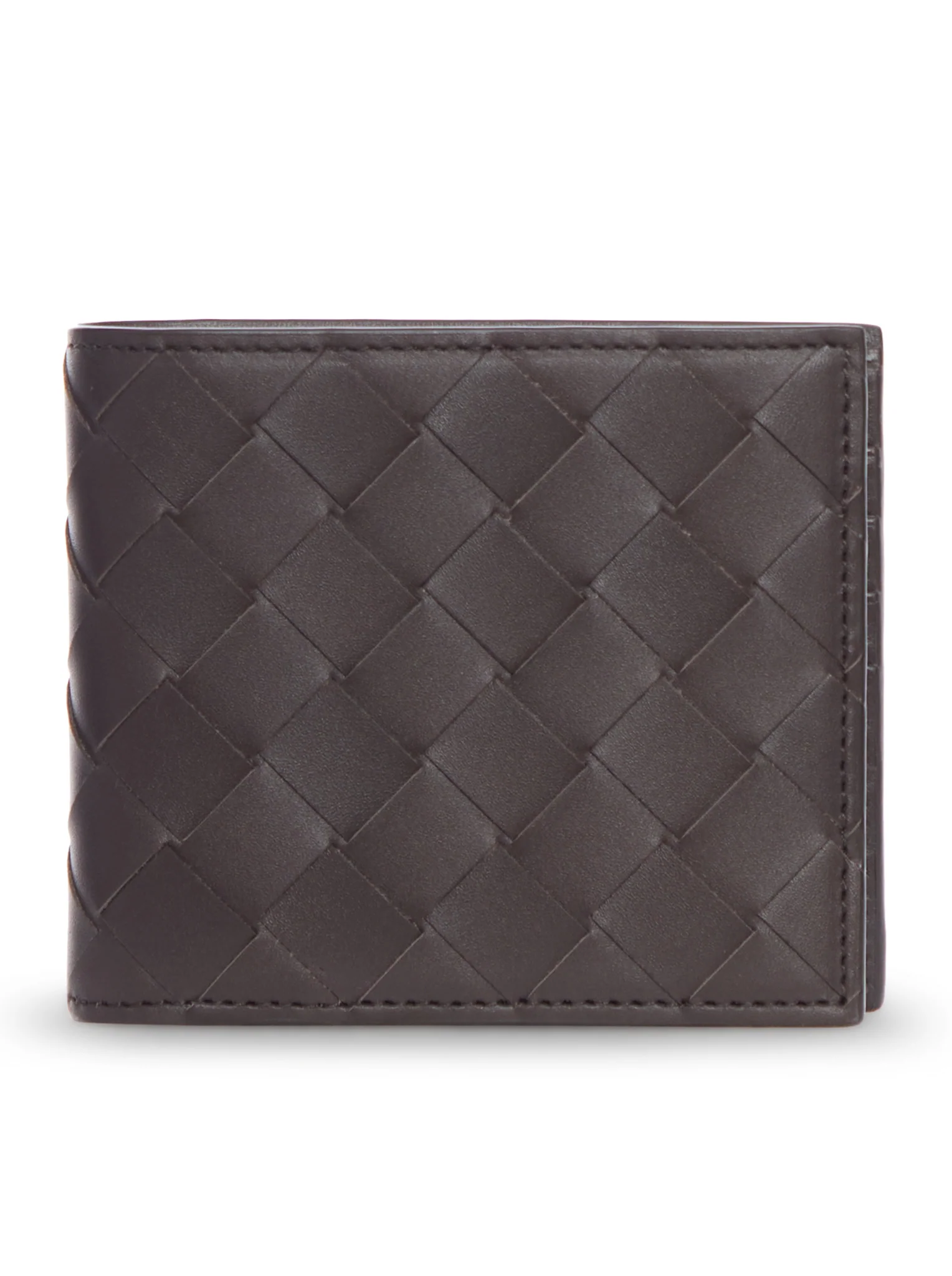BRAIDED LEATHER BIFOLD WALLET