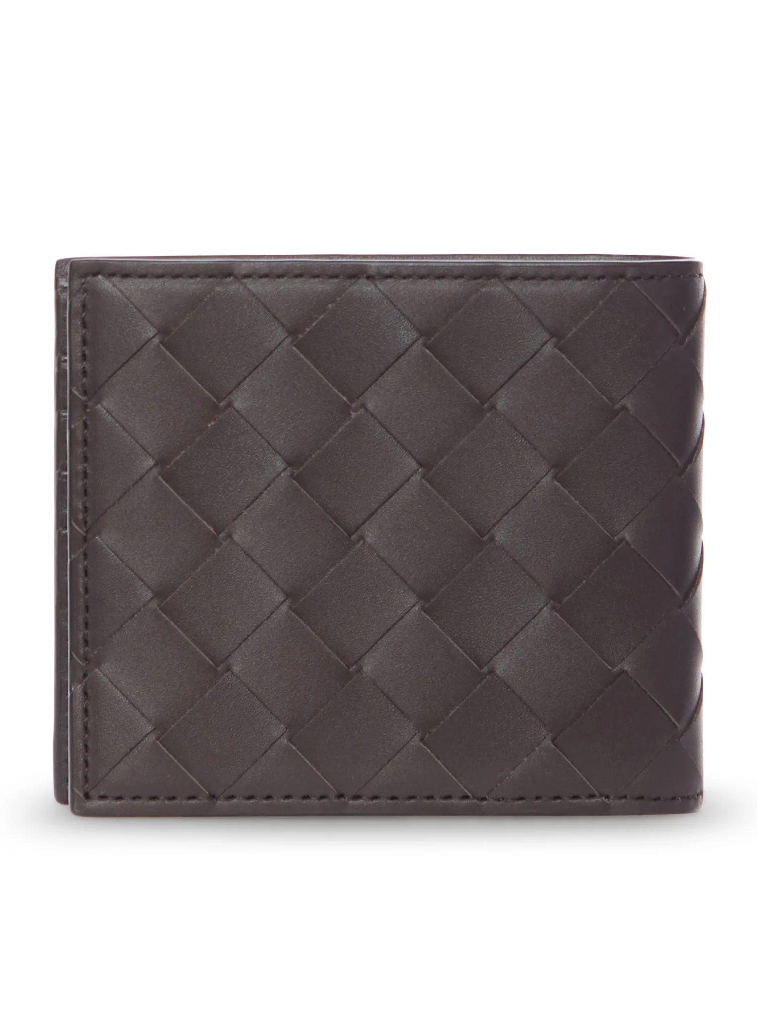 BRAIDED LEATHER BIFOLD WALLET - Image 3