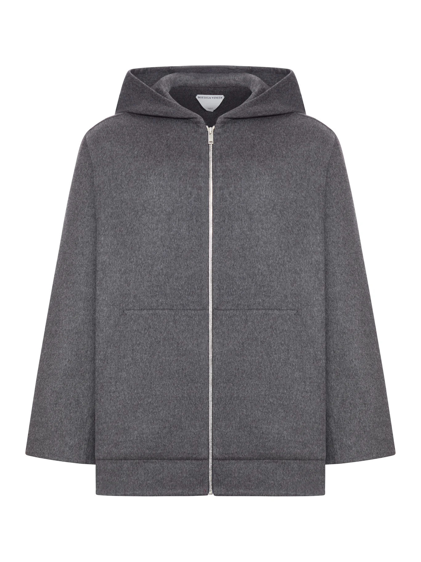 DOUBLE-SIDED WOOL HOODED JACKET
