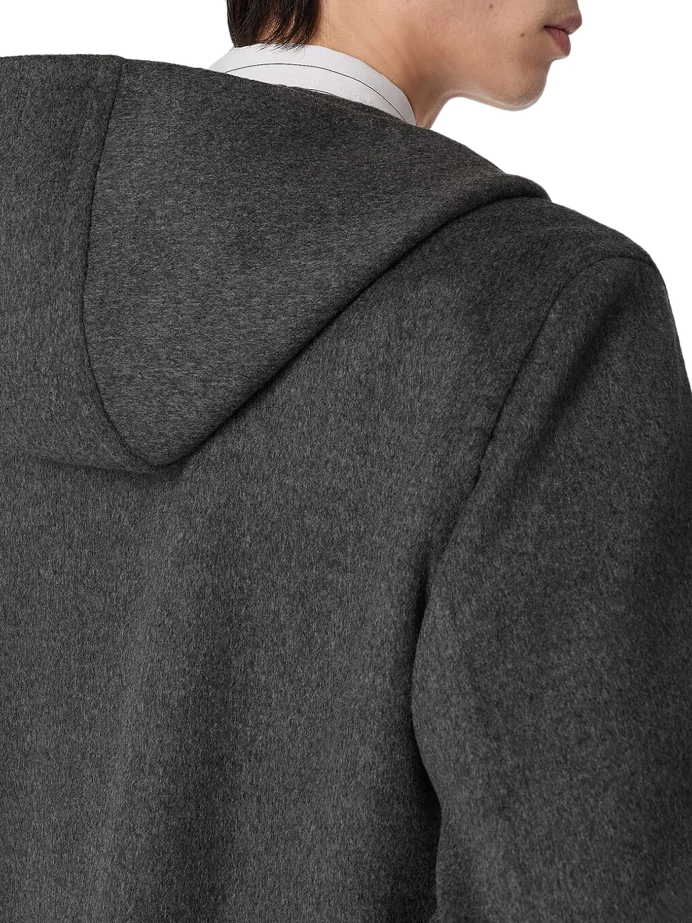 DOUBLE-SIDED WOOL HOODED JACKET - Image 5