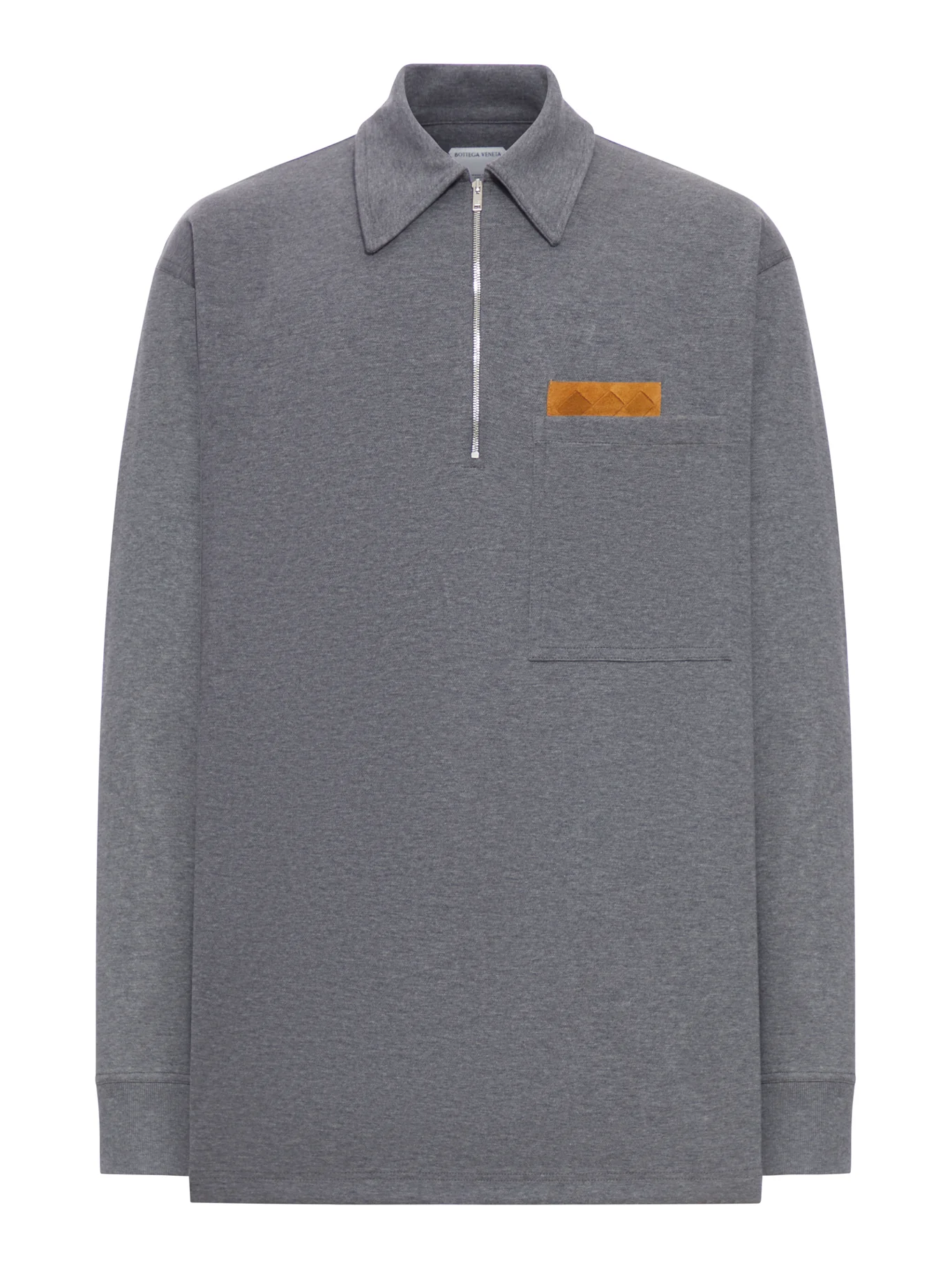 MELANGE COTTON JERSEY POLO