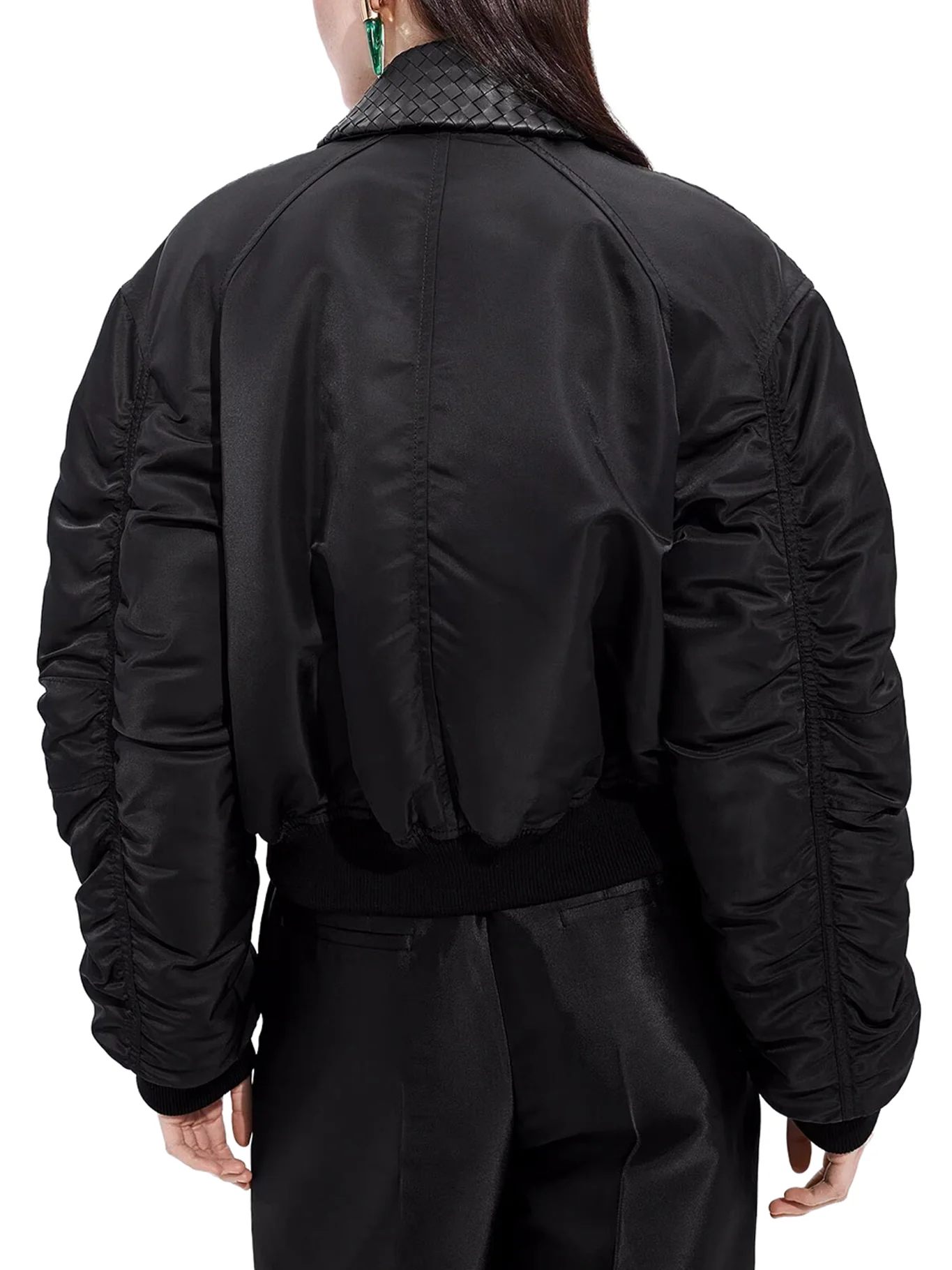 PADDED NYLON BOMBER - Image 3