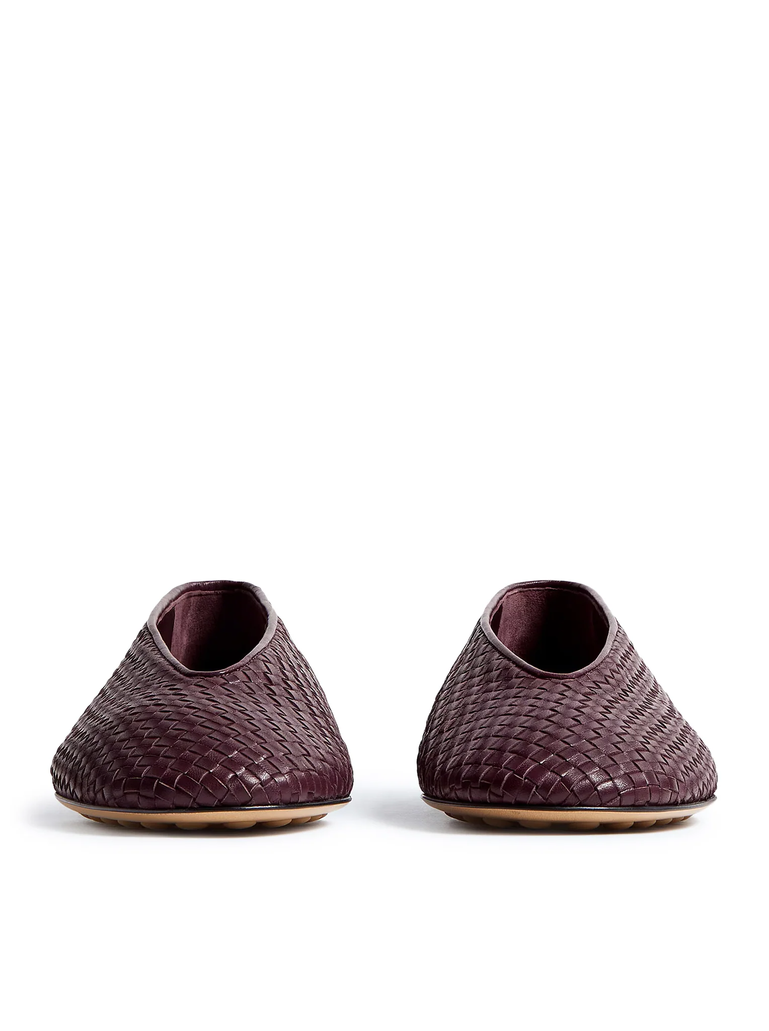 PINK LEATHER BALLERINAS - Image 3