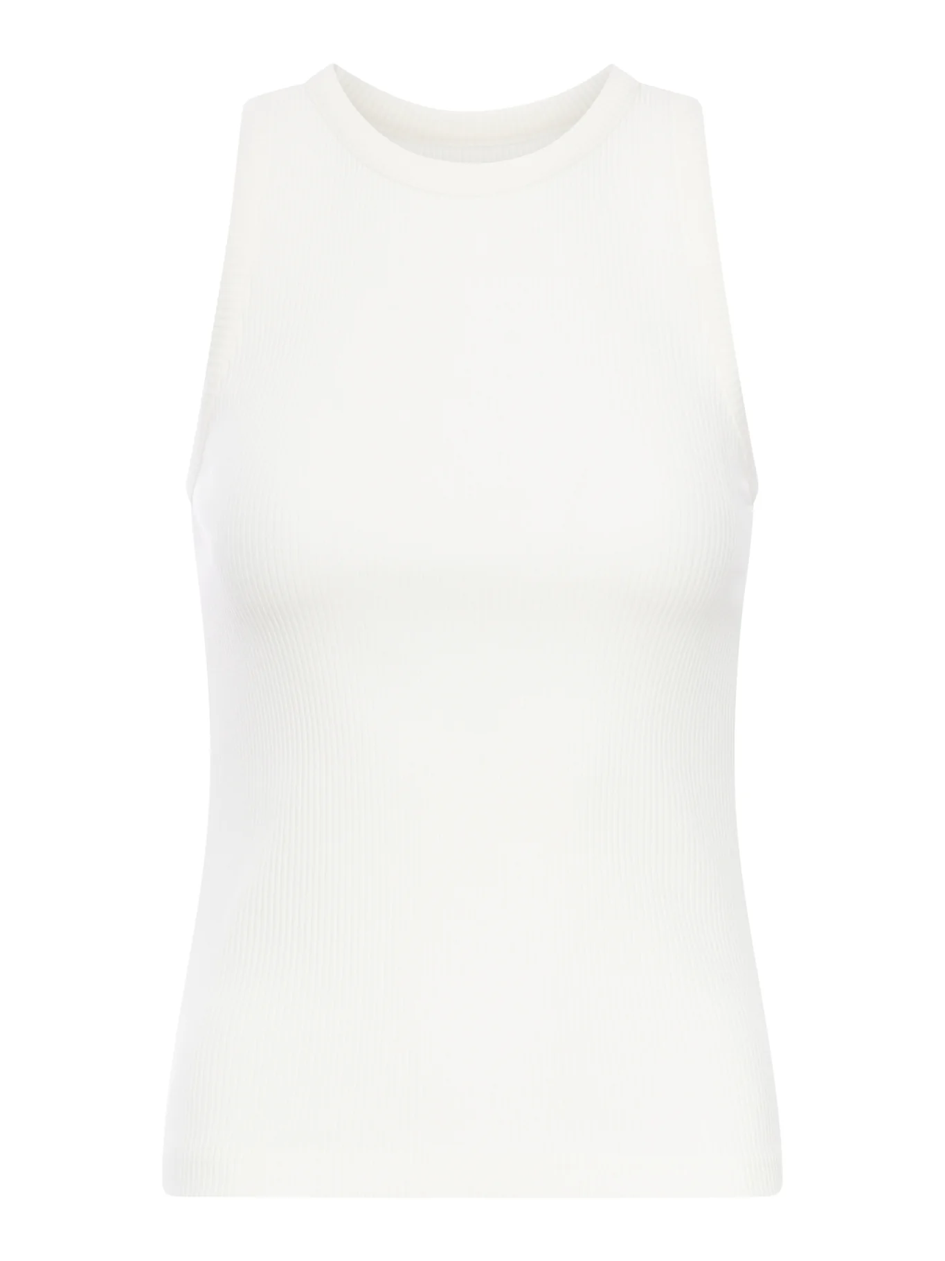 RIBBED COTTON TANK TOP