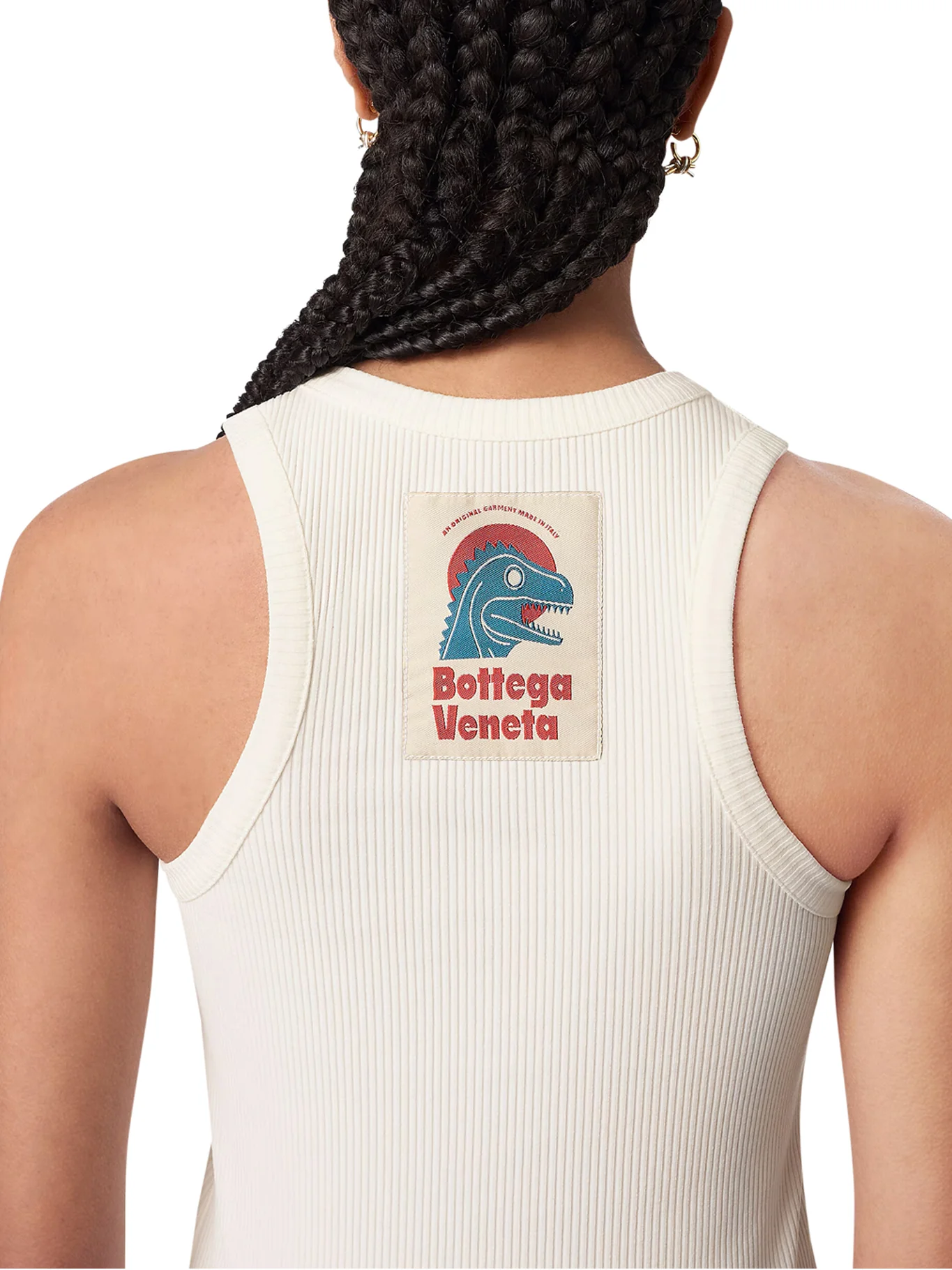 RIBBED COTTON TANK TOP - Image 4