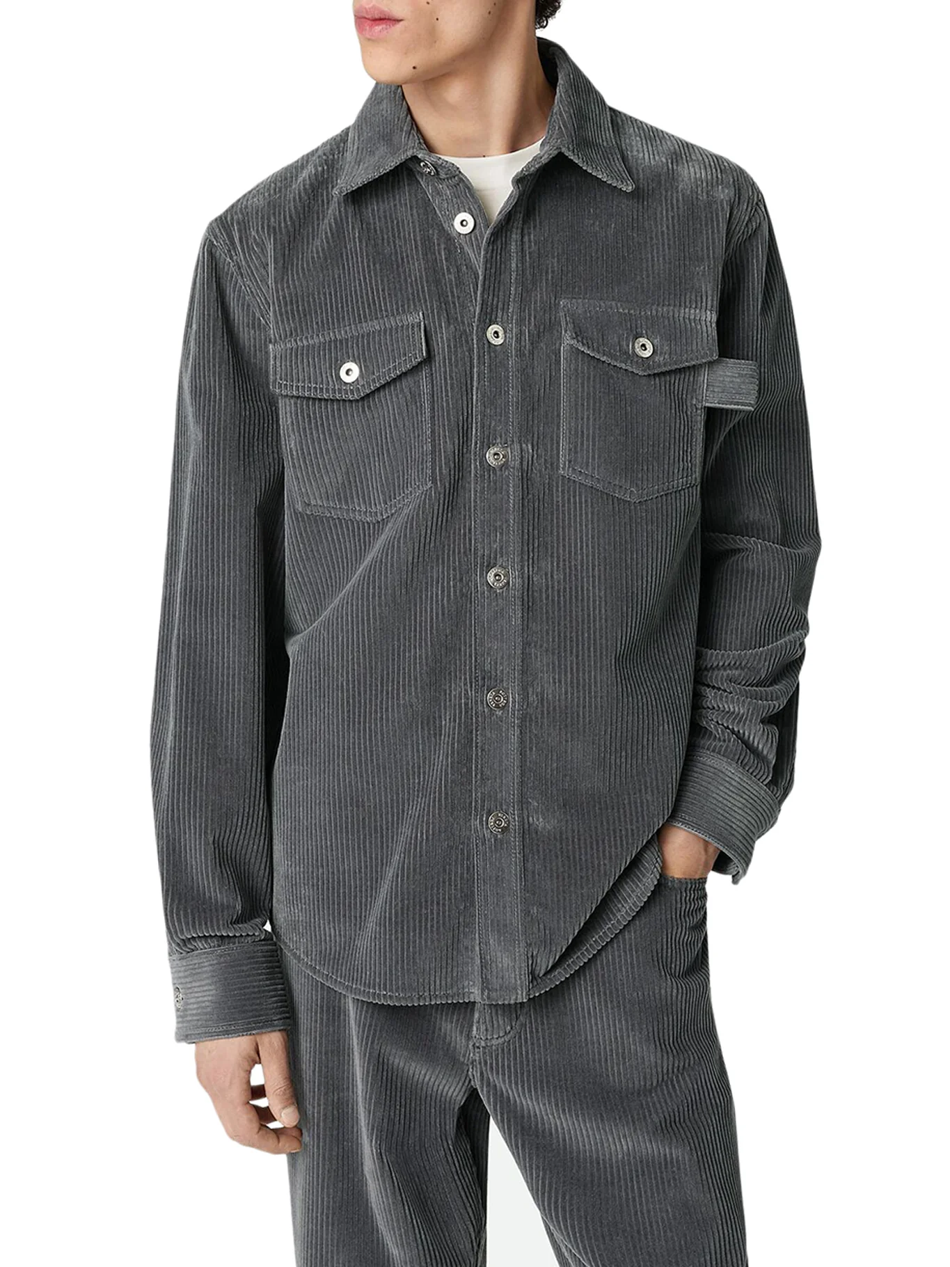 SHIRT MATT COTTON CORDUROY - Image 3