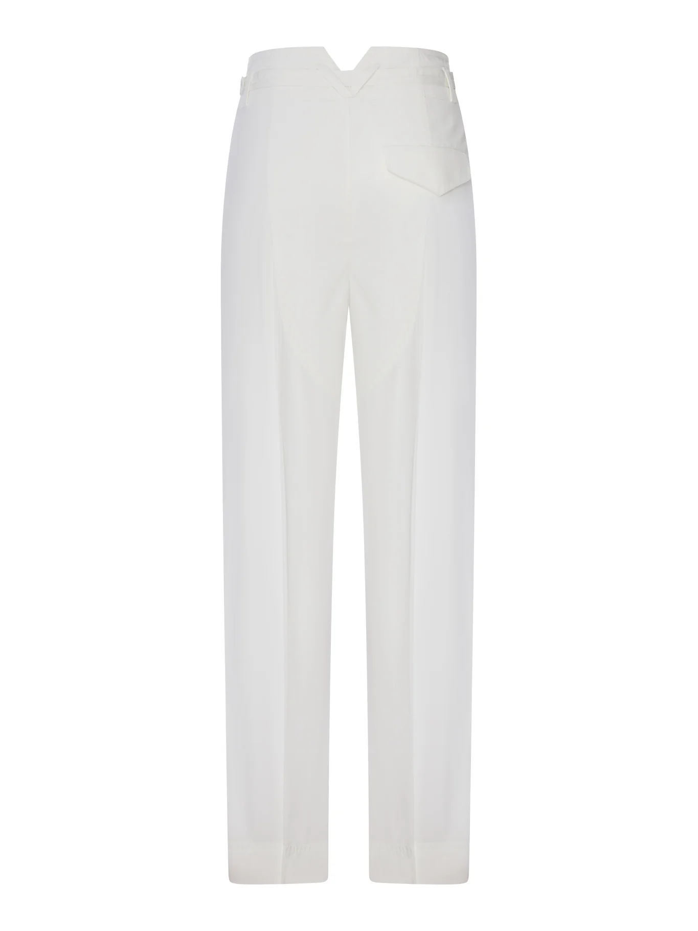 STRAIGHT-LEG TAILORED COTTON TROUSERS - Image 2