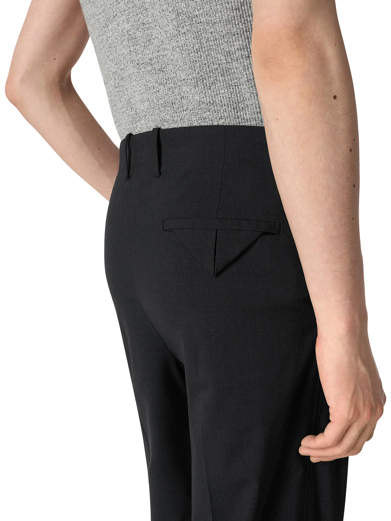 THIN WOOL TROUSERS - Image 4