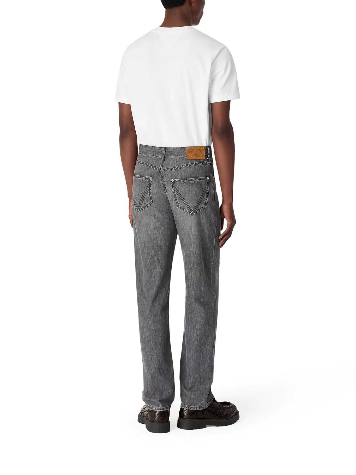 VINTAGE BLACK STRAIGHT LEG JEANS - Image 3