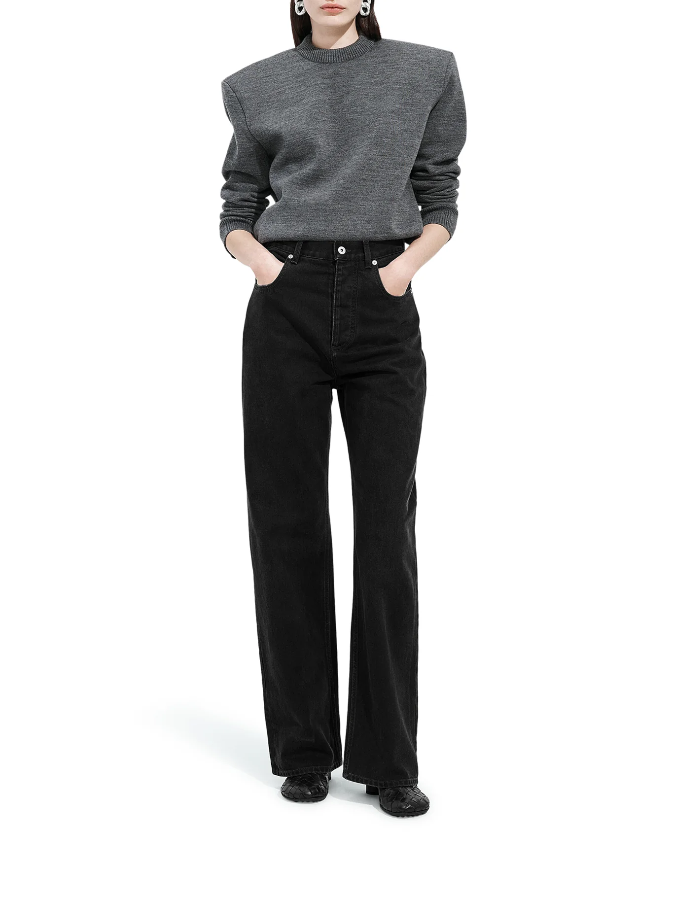 WIDE LEG DENIM JEANS - Image 2