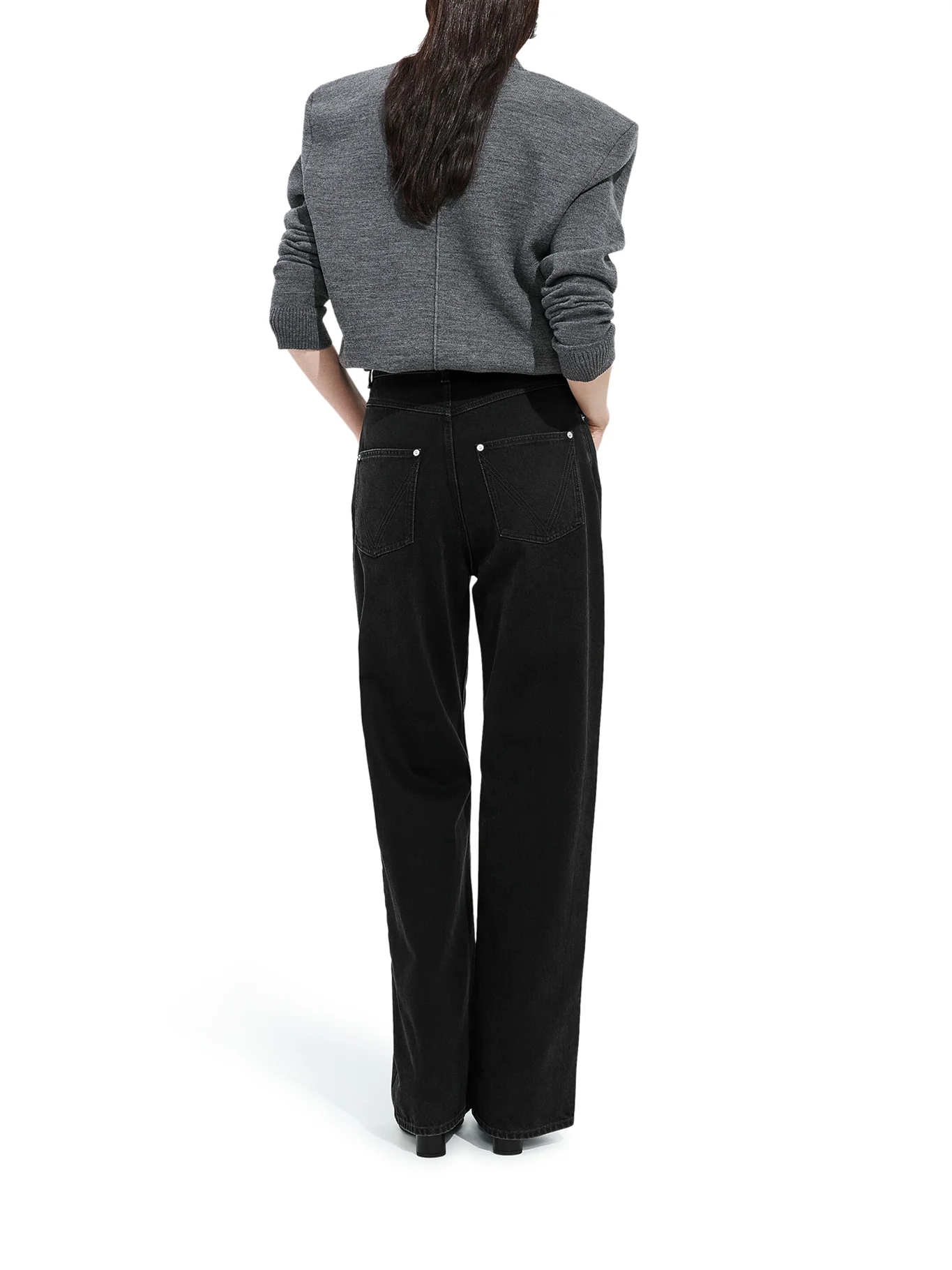 WIDE LEG DENIM JEANS - Image 4