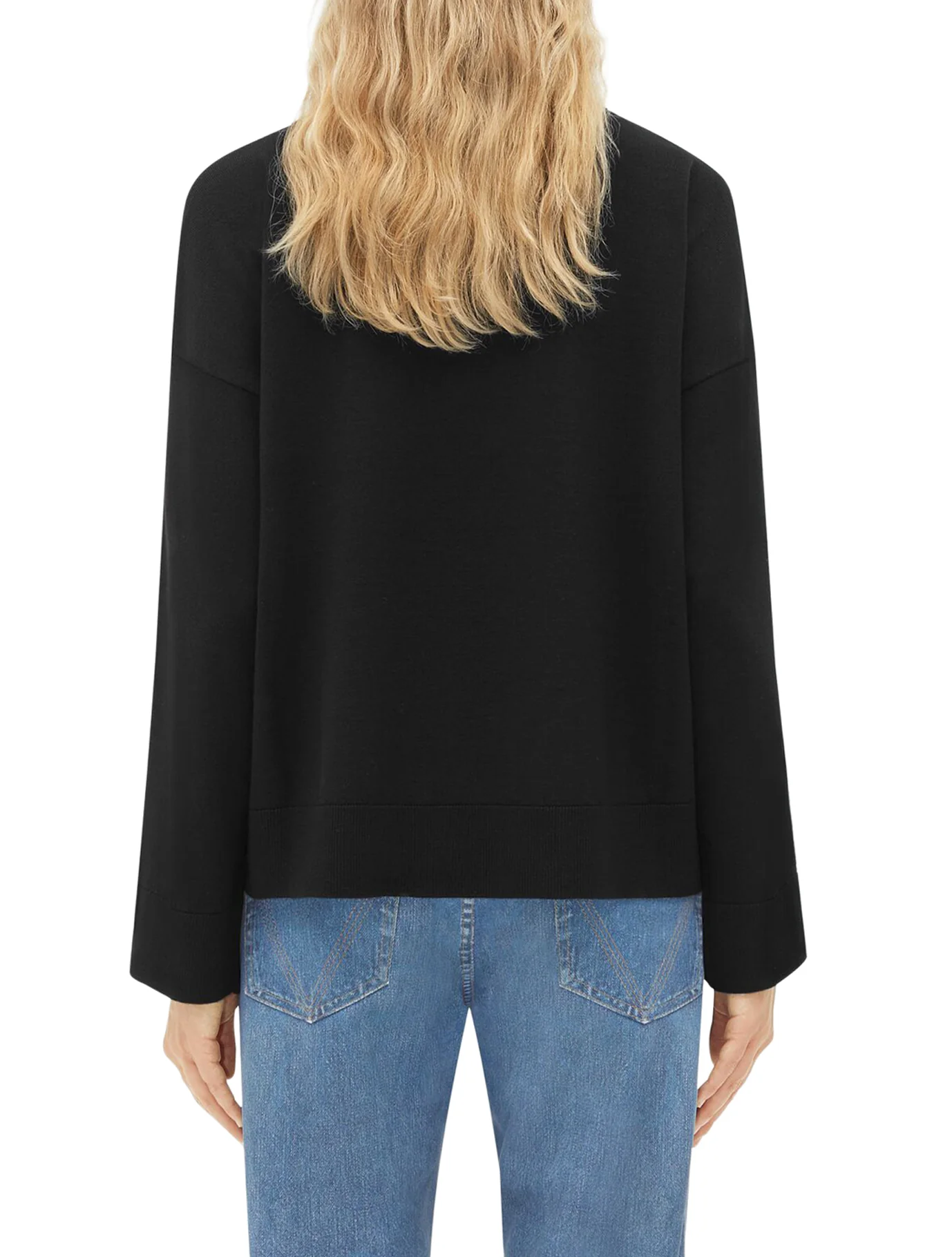 WOOL TURTLENECK WITH BV EMBROIDERY - Image 3