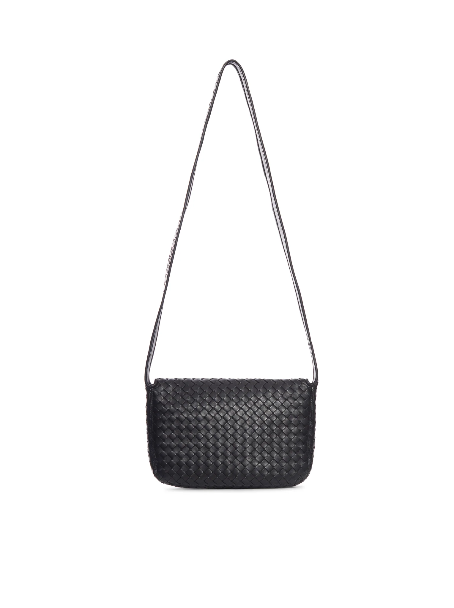 WOVEN LAMBSKIN MESSENGER BAG - Image 3
