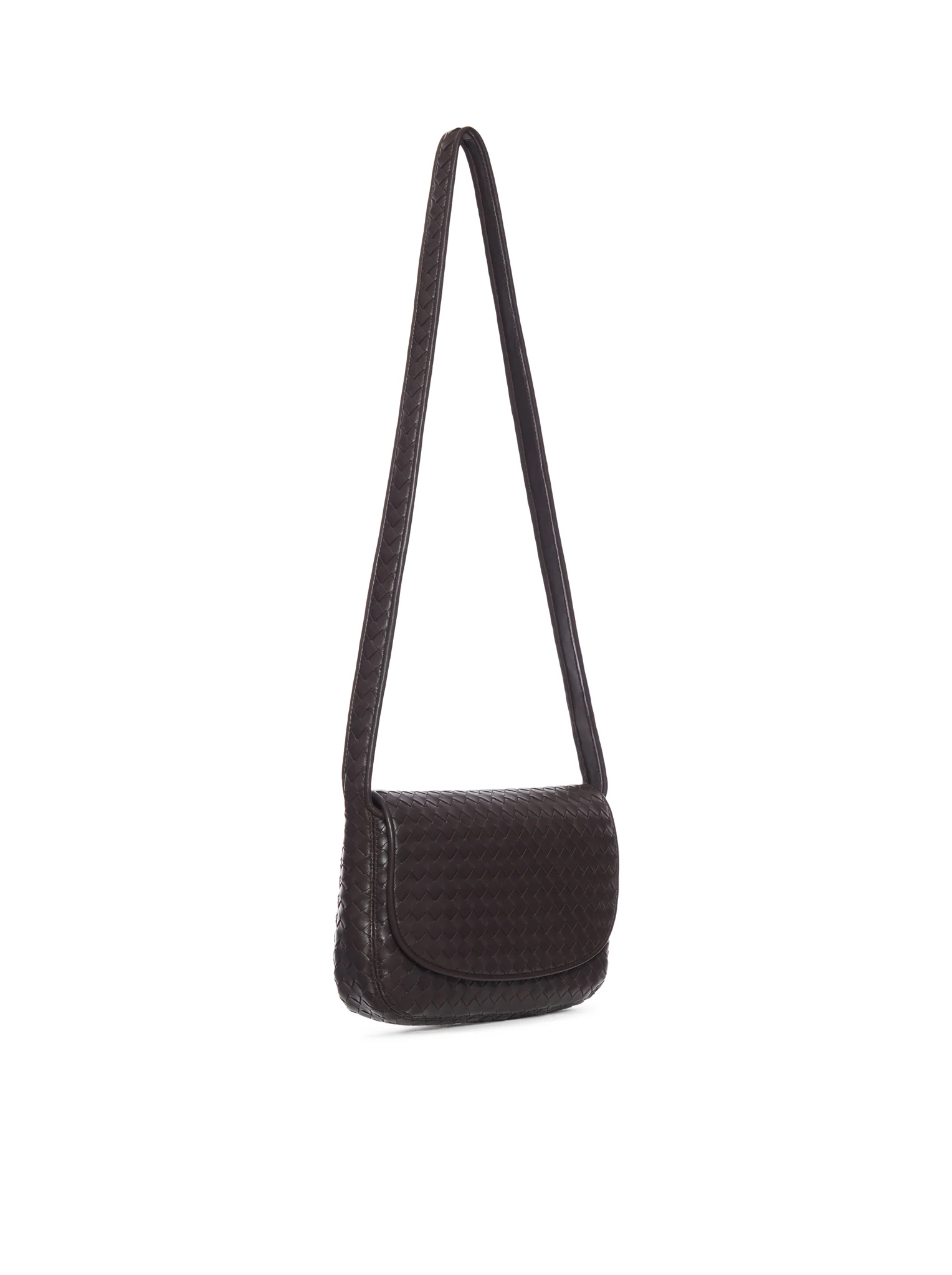WOVEN LAMBSKIN MESSENGER BAG - Image 2