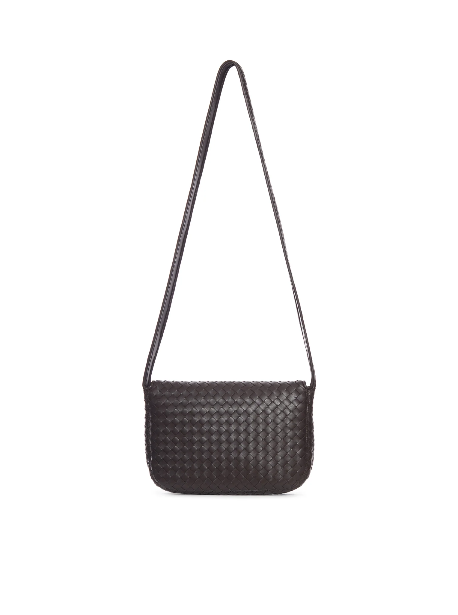 WOVEN LAMBSKIN MESSENGER BAG - Image 3