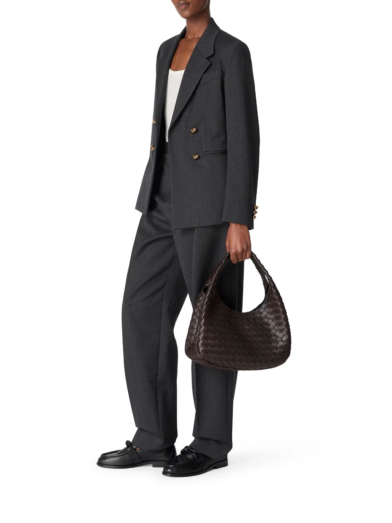 WOVEN LEATHER CAMPANA BAG - Image 2